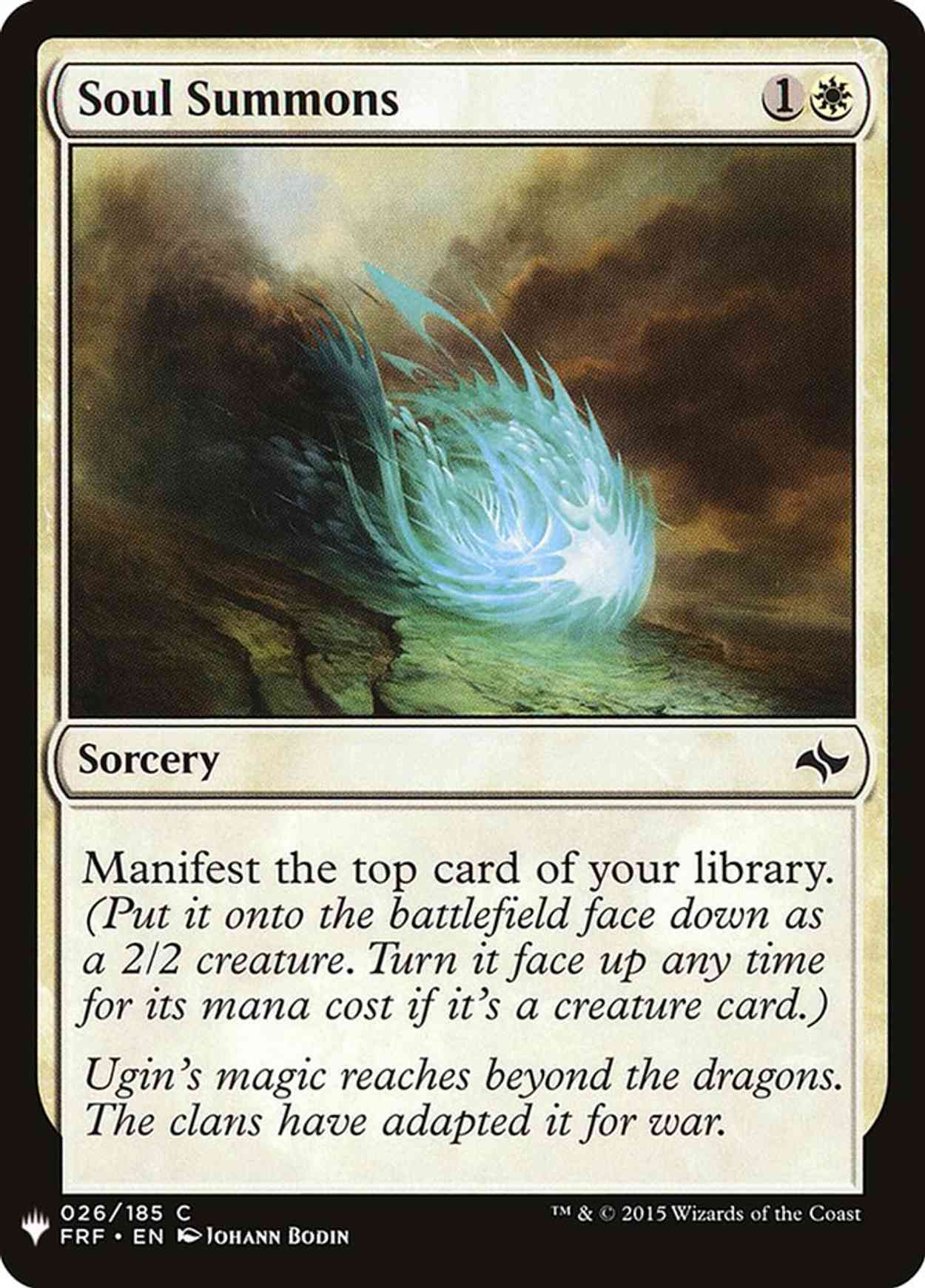 Soul Summons magic card front