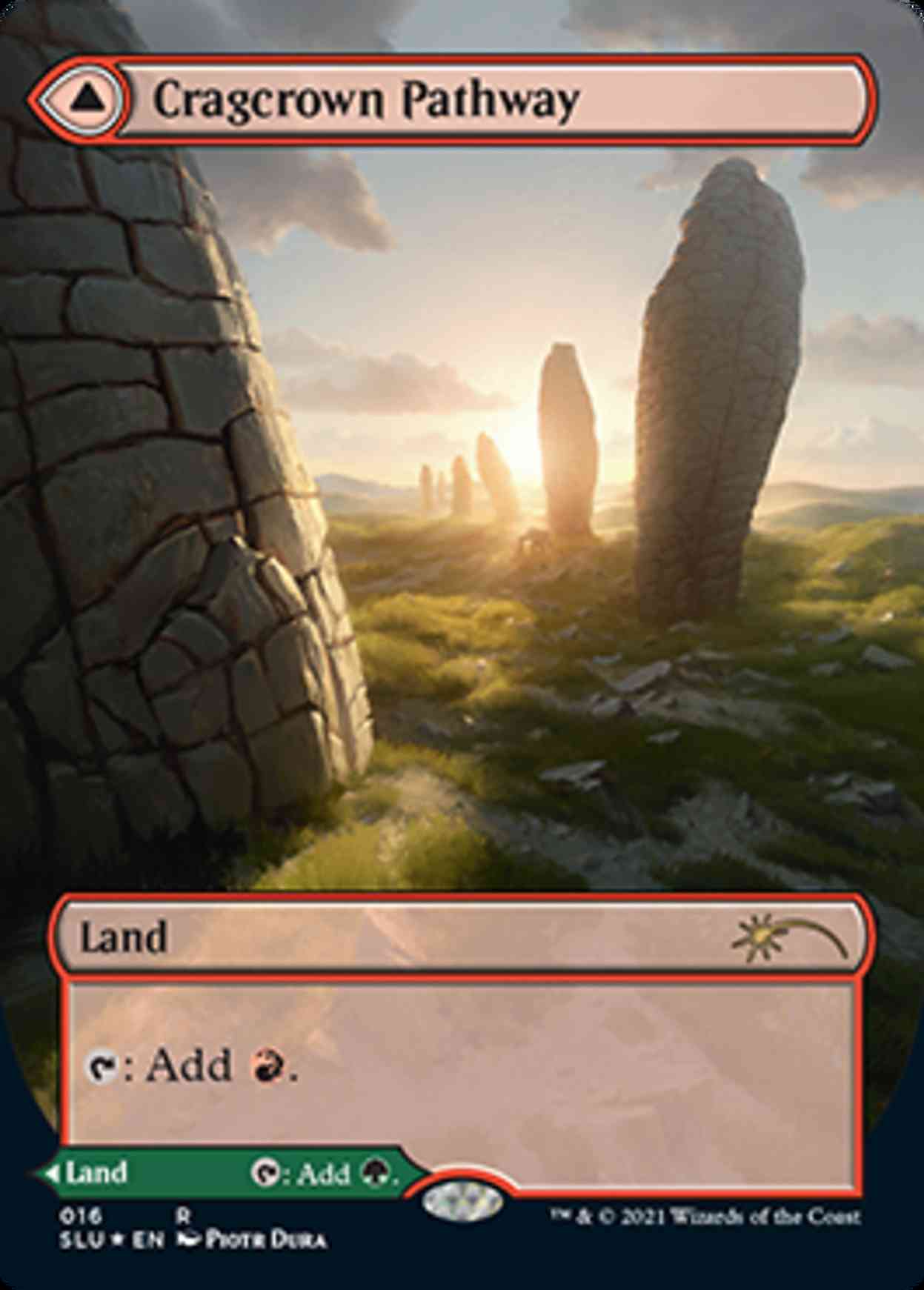 Cragcrown Pathway (Borderless) magic card front