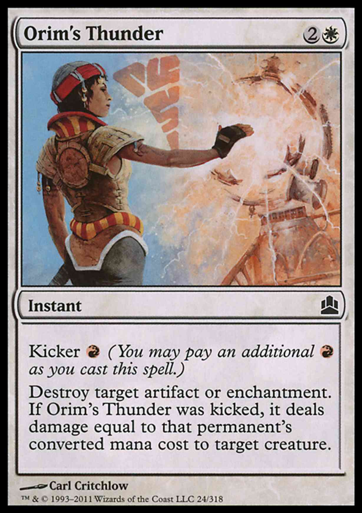 Orim's Thunder magic card front