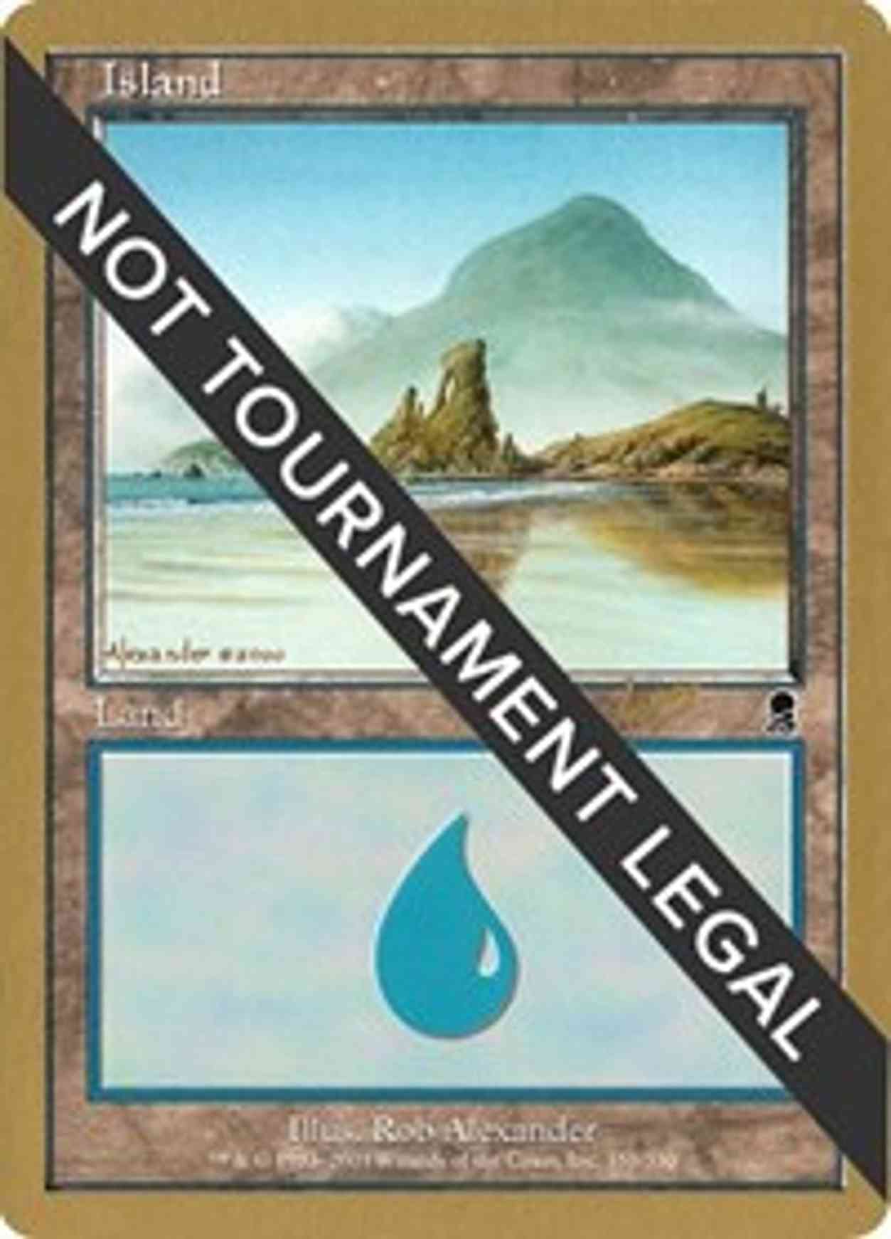 Island (338) - 2002 Raphael Levy (ODY) magic card front