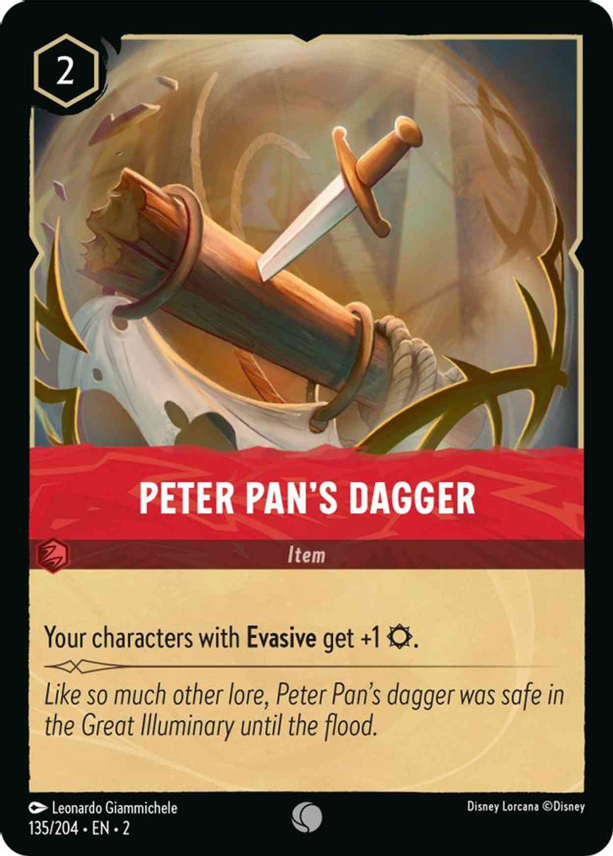 Peter Pan's Dagger magic card front