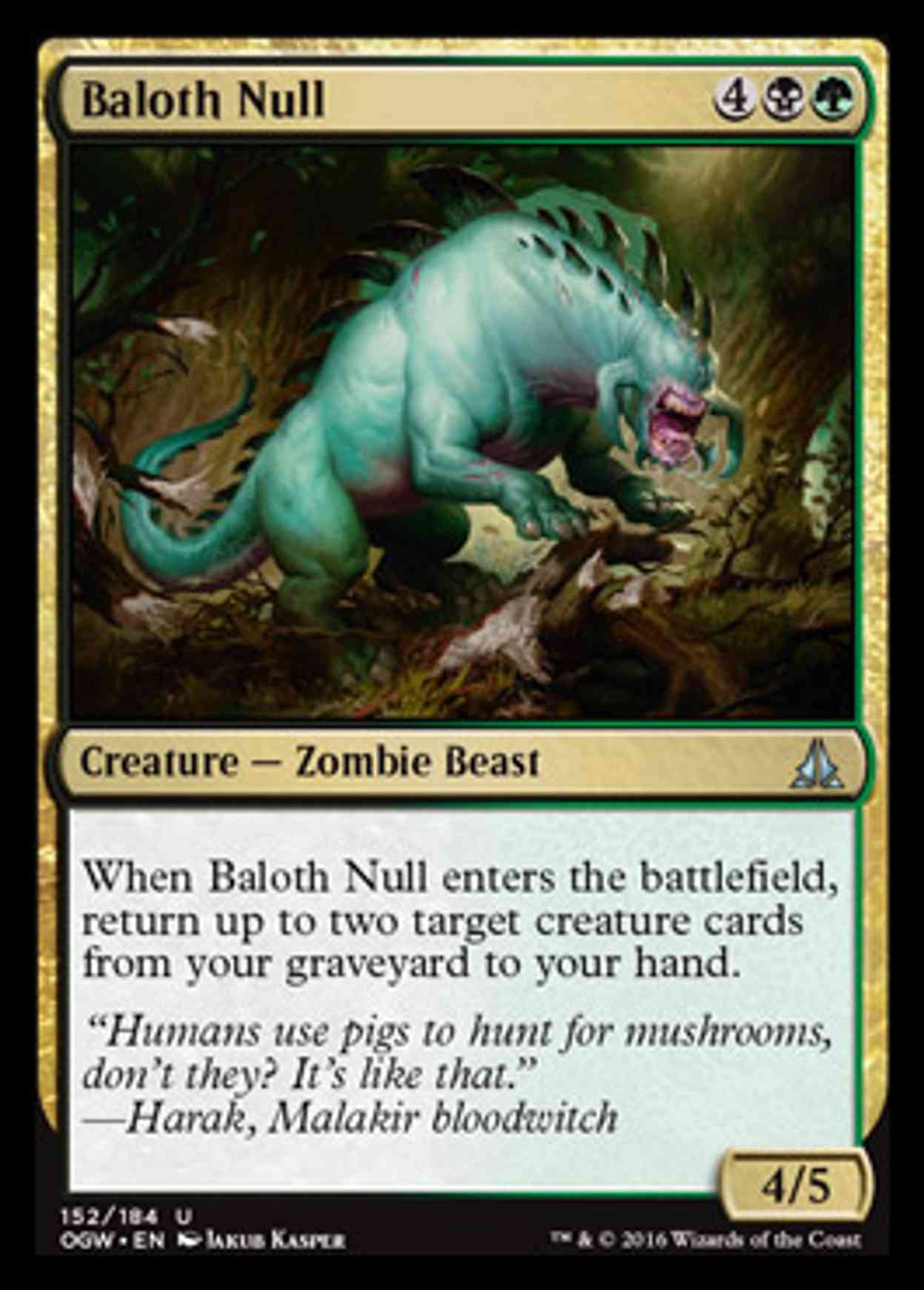 Baloth Null magic card front