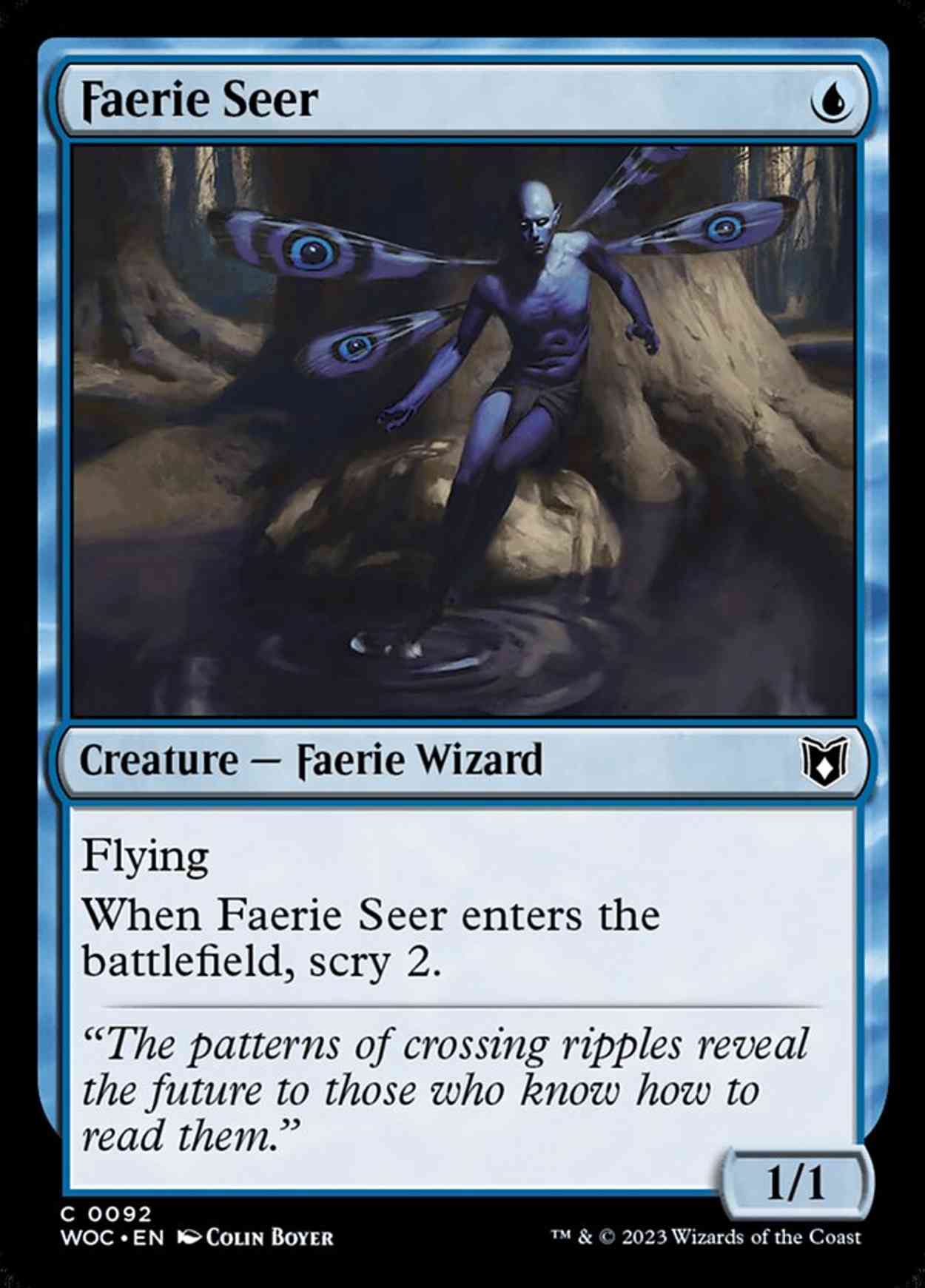 Faerie Seer magic card front