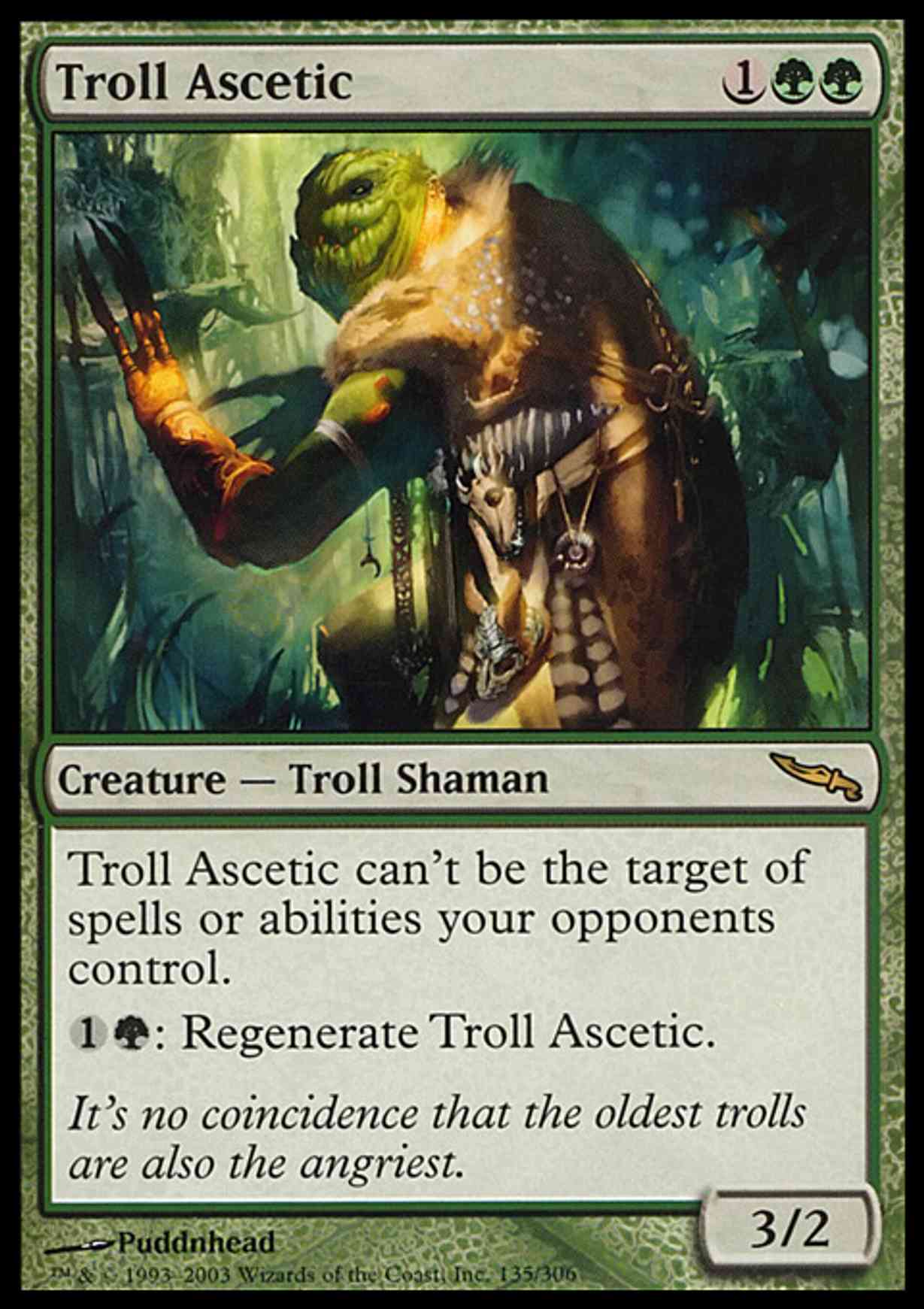 Troll Ascetic magic card front