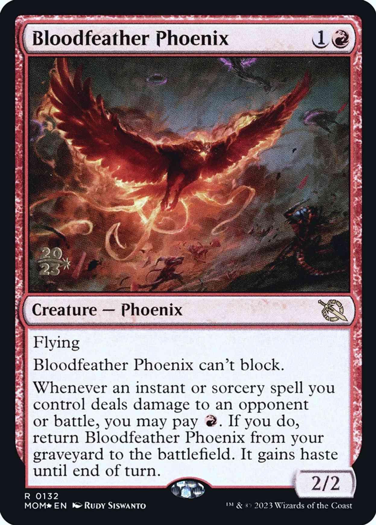 Bloodfeather Phoenix magic card front