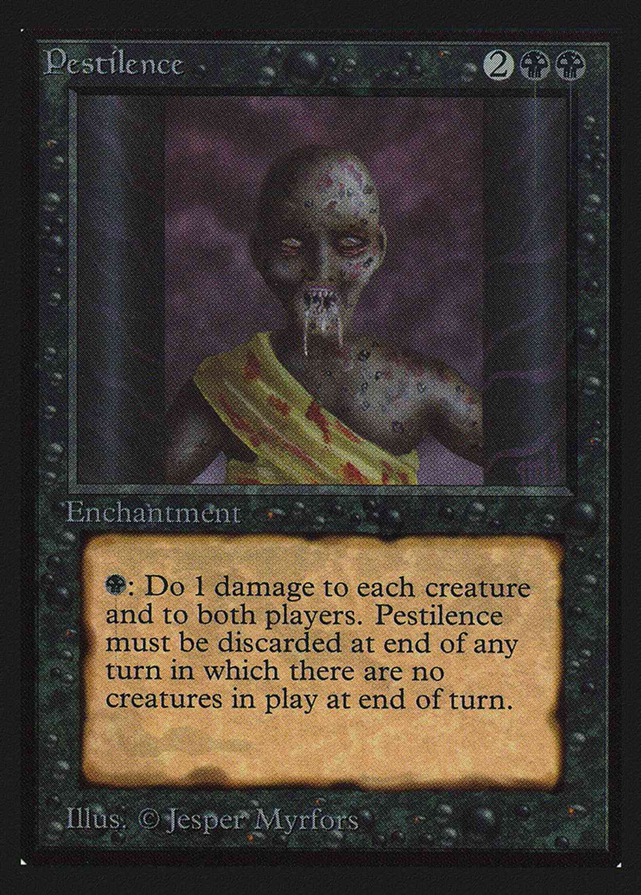 Pestilence (IE) magic card front