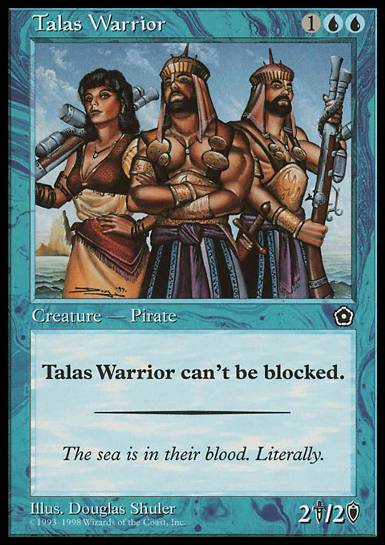 Talas Warrior magic card front
