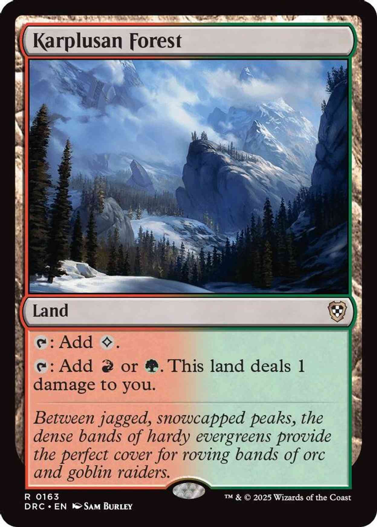Karplusan Forest magic card front