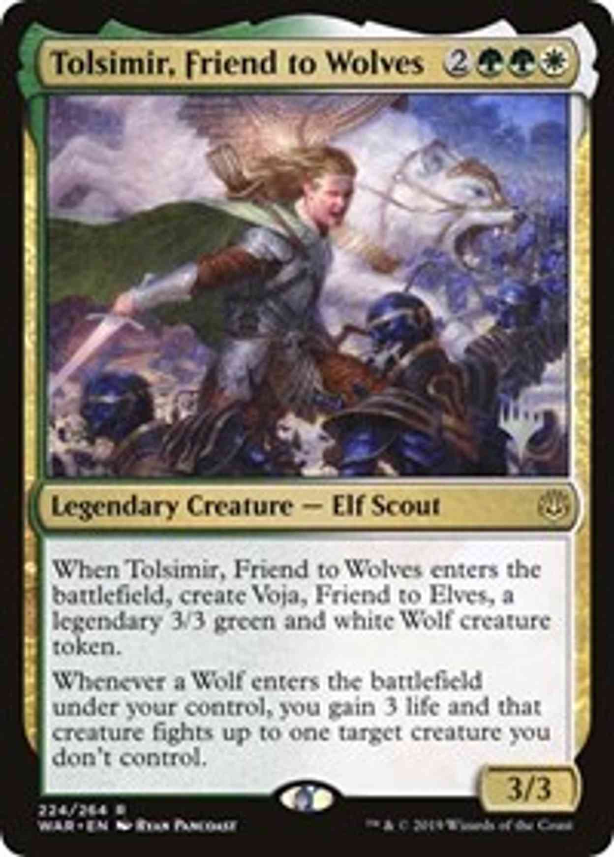 Tolsimir, Friend to Wolves magic card front