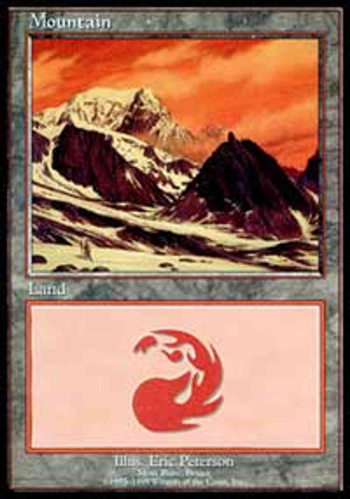 Mountain - Mont Blanc magic card front
