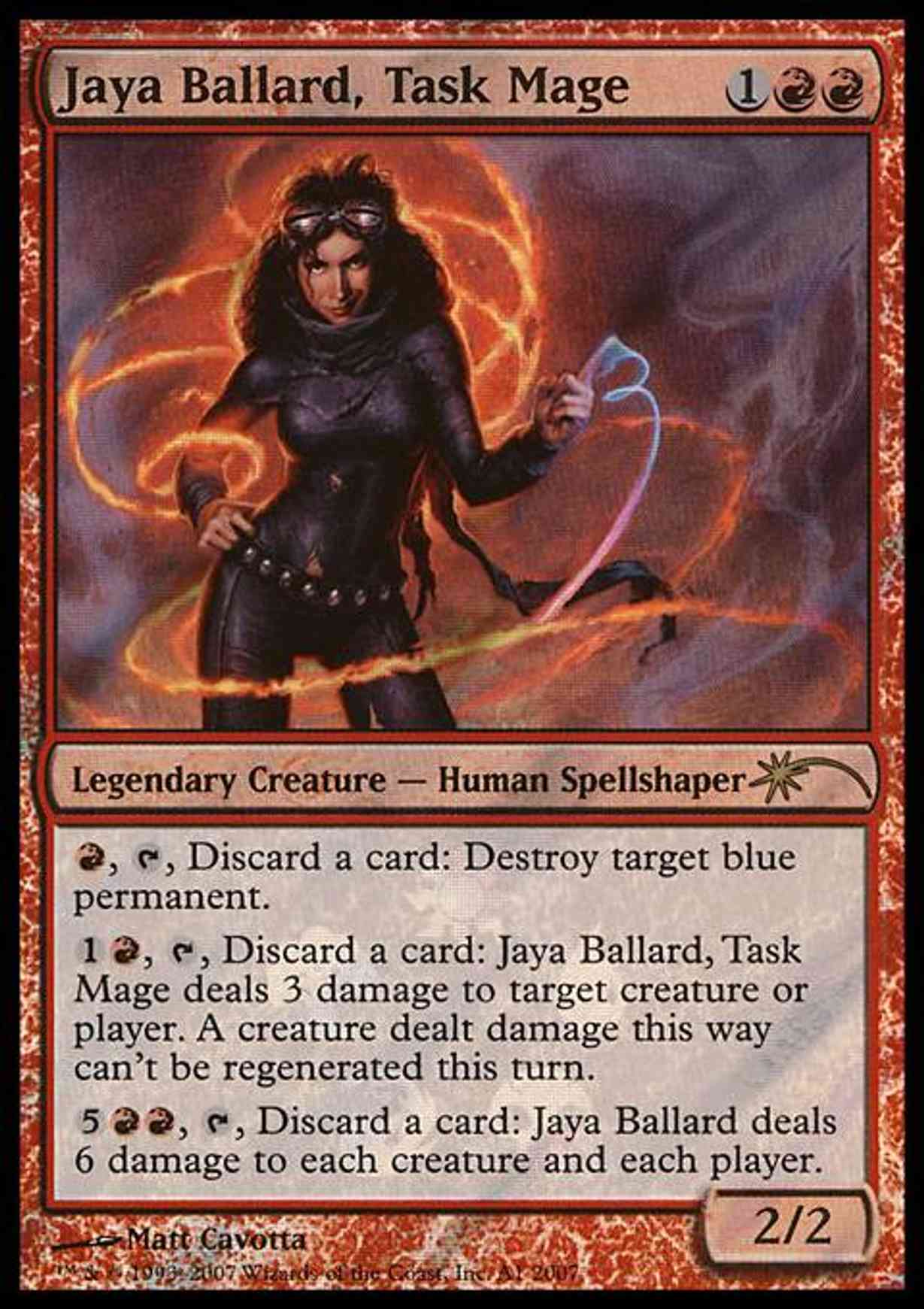 Jaya Ballard, Task Mage magic card front