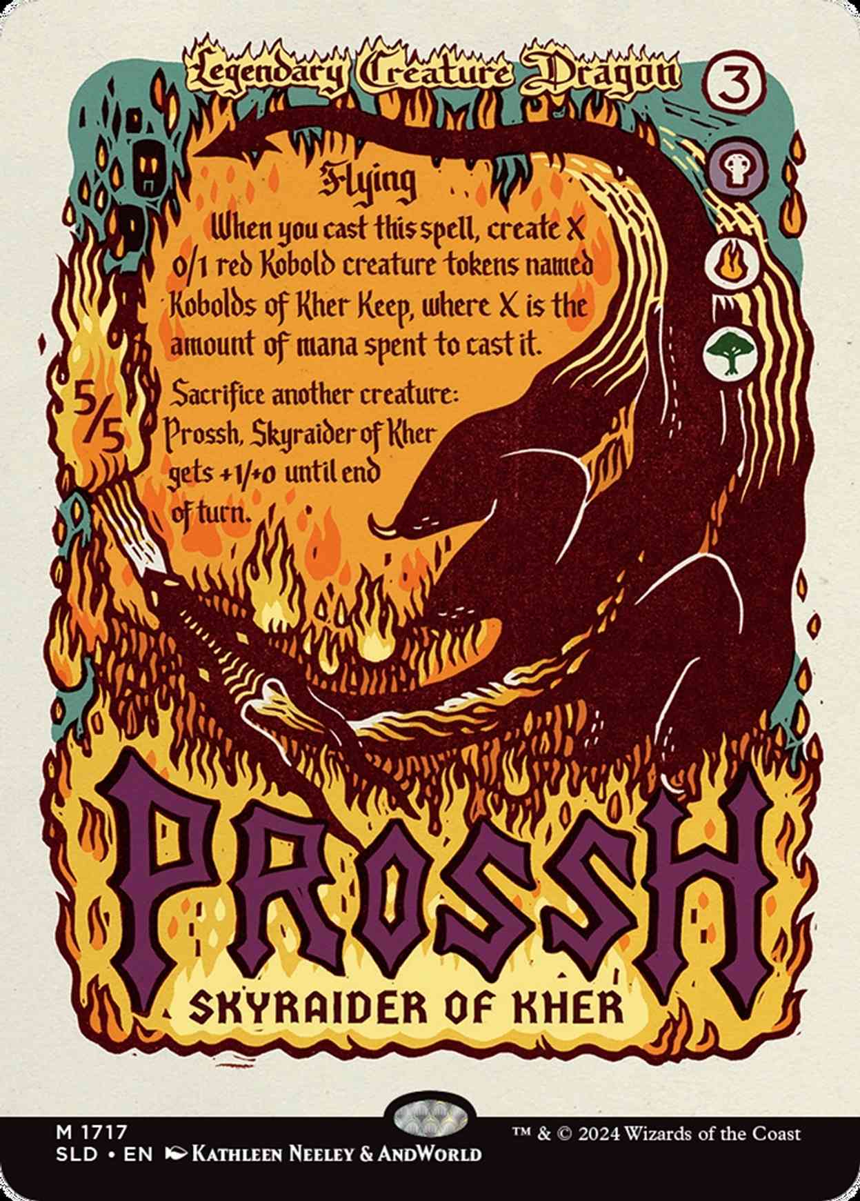 Prossh, Skyraider of Kher magic card front