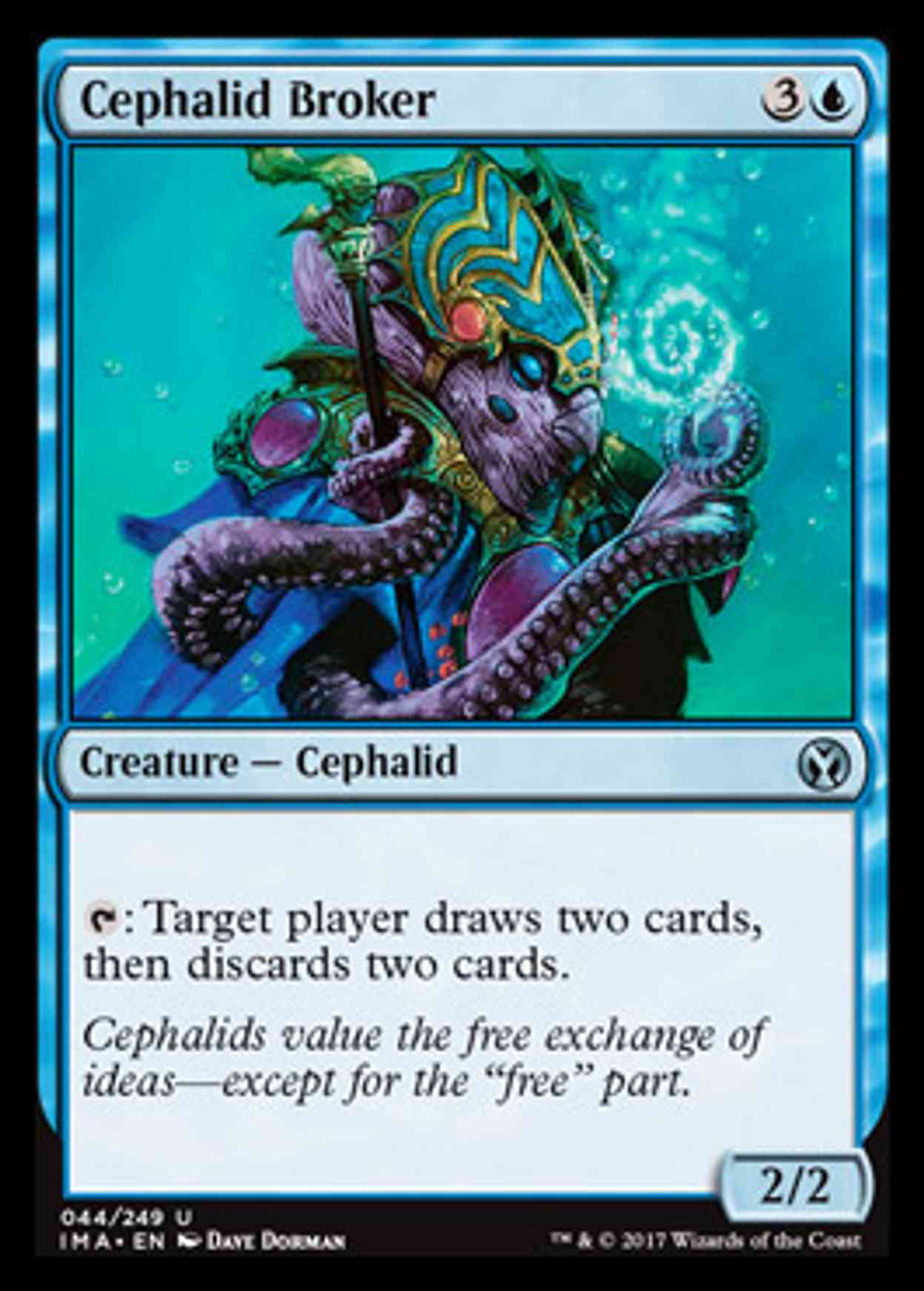 Cephalid Broker magic card front