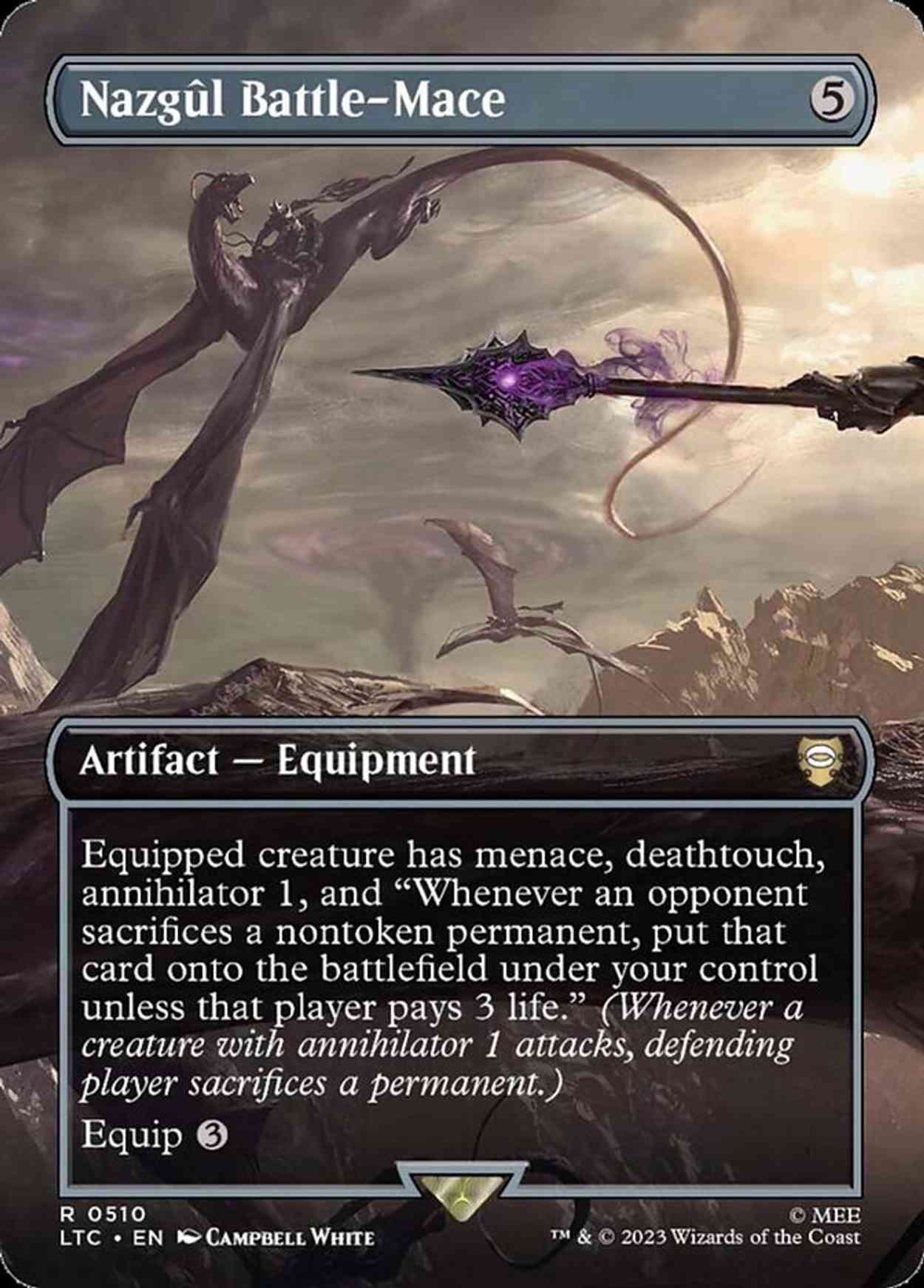 Nazgûl Battle-Mace (Borderless) magic card front