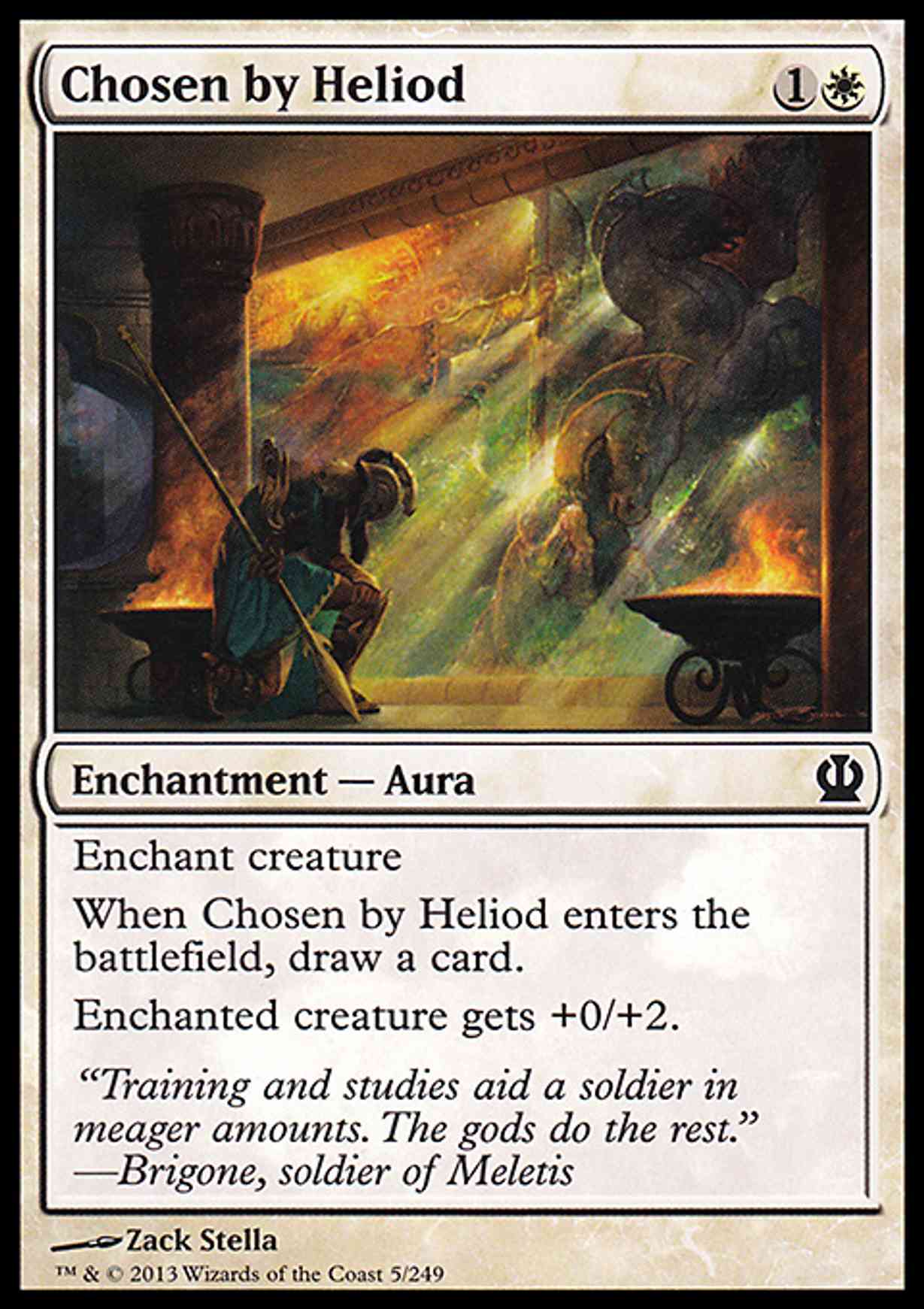 Chosen by Heliod magic card front