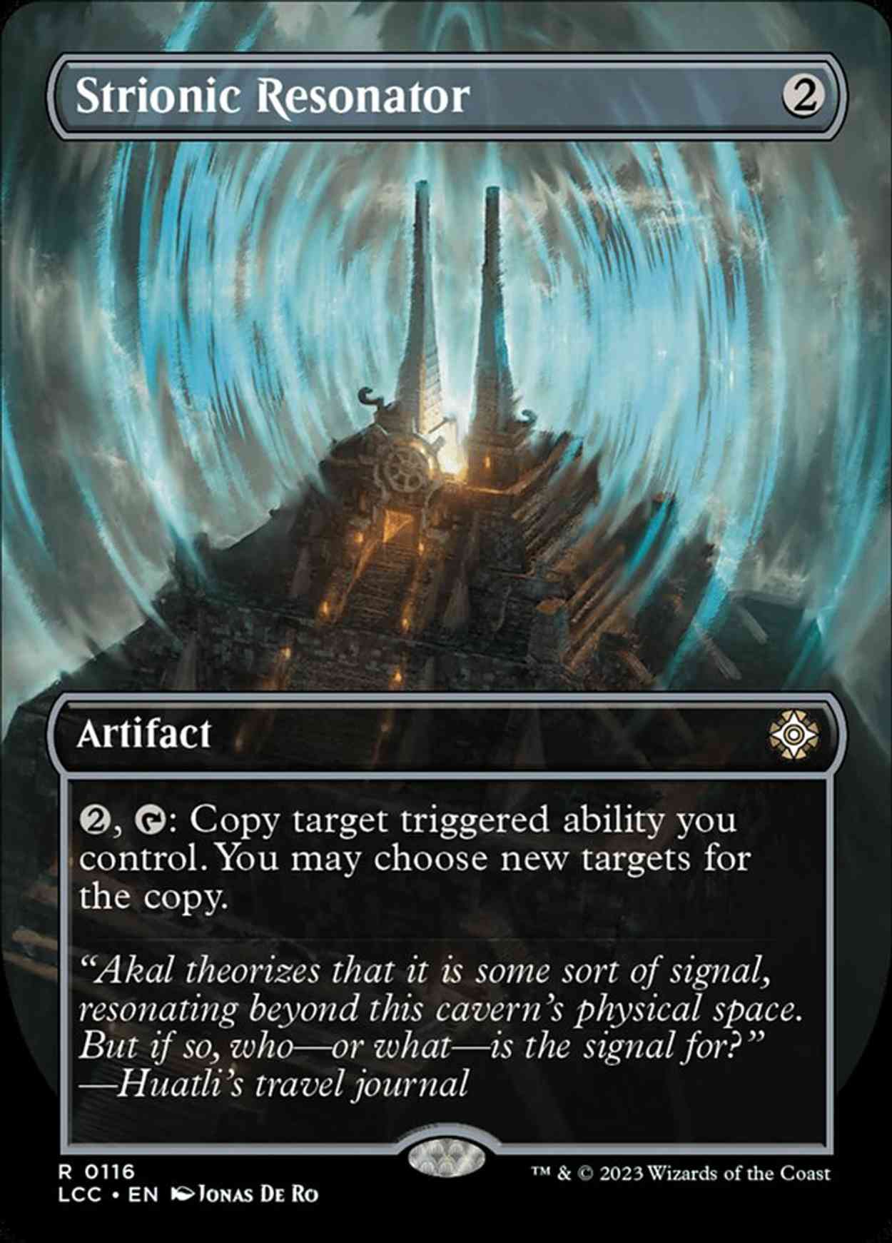 Strionic Resonator (Borderless) magic card front