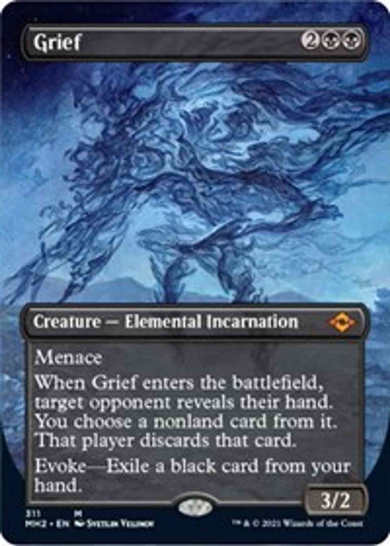 Grief (Borderless) magic card front