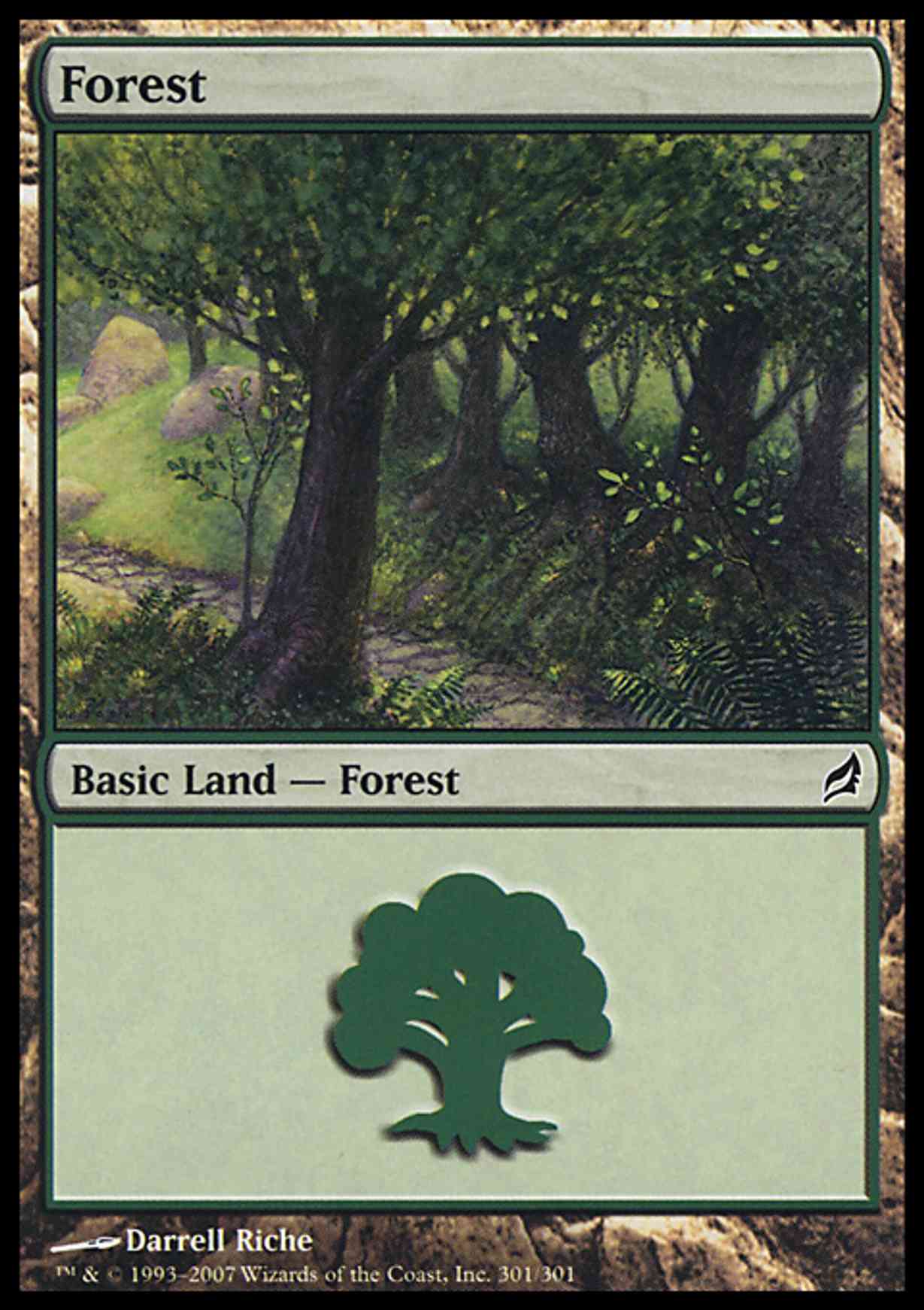 Forest (301) magic card front
