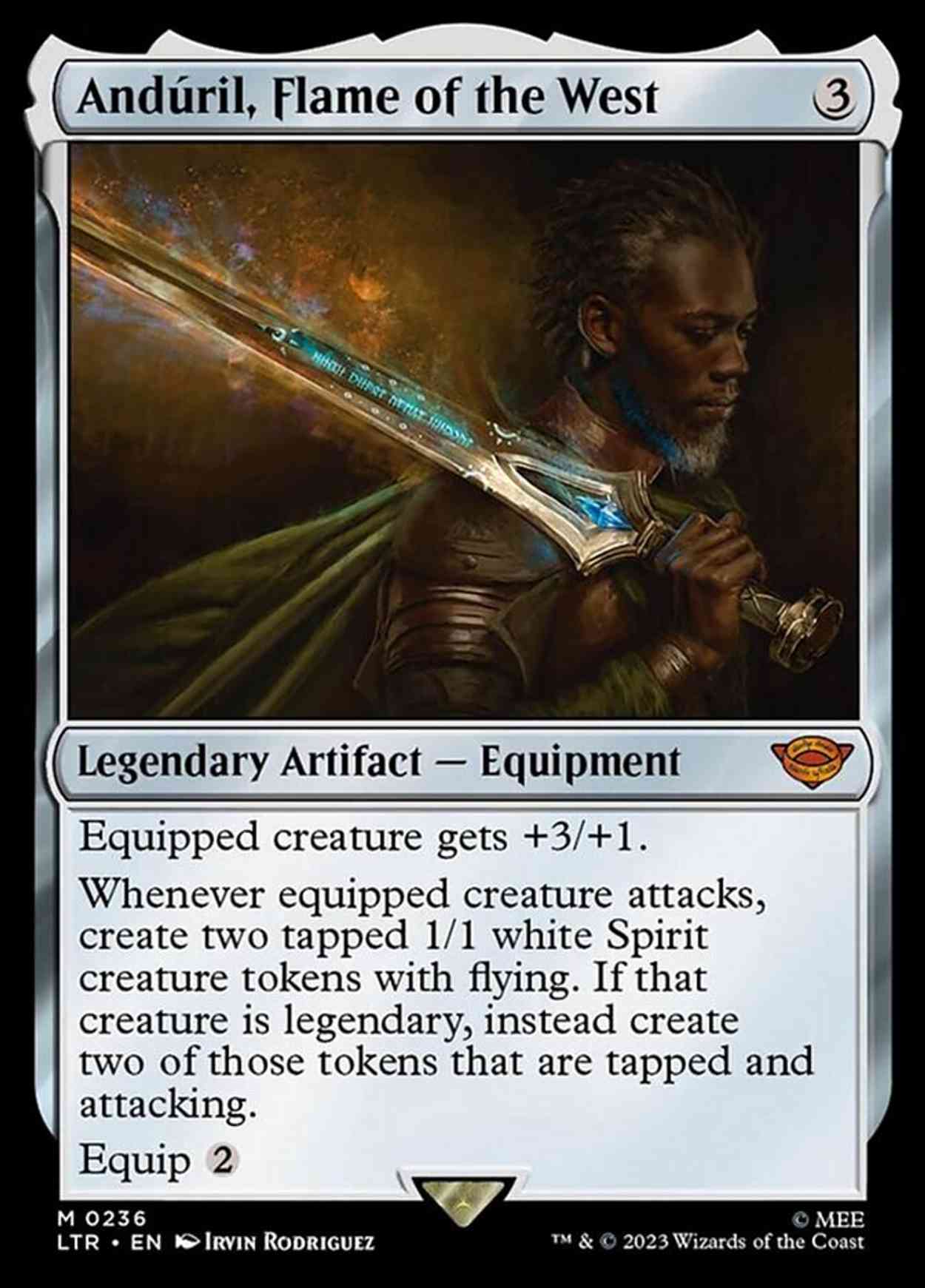 Andúril, Flame of the West magic card front