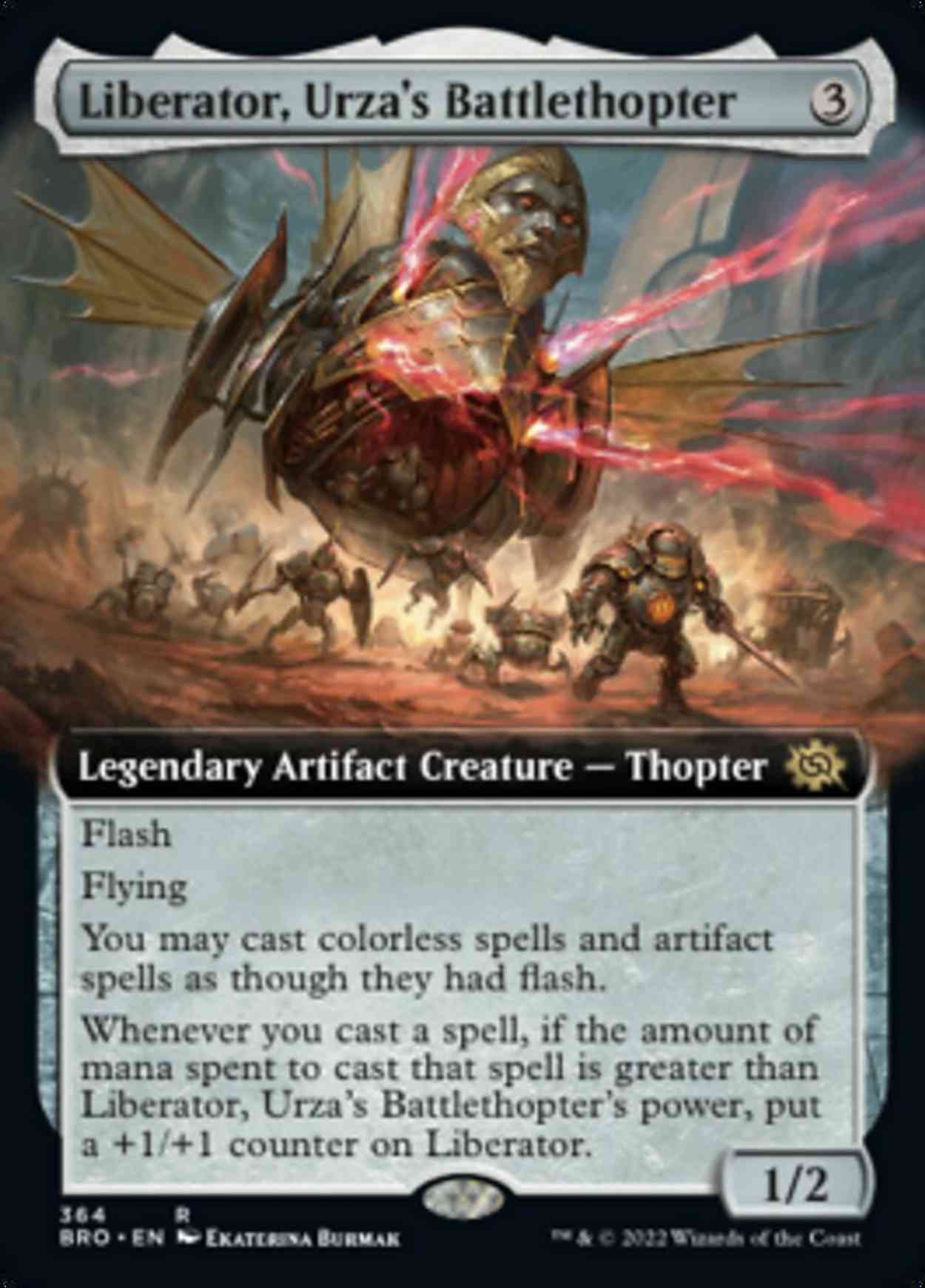 Liberator, Urza's Battlethopter (Extended Art) magic card front