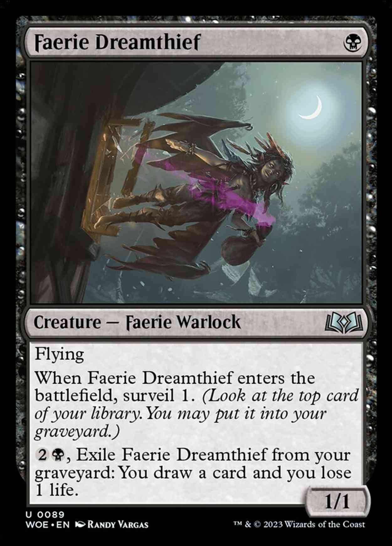 Faerie Dreamthief magic card front