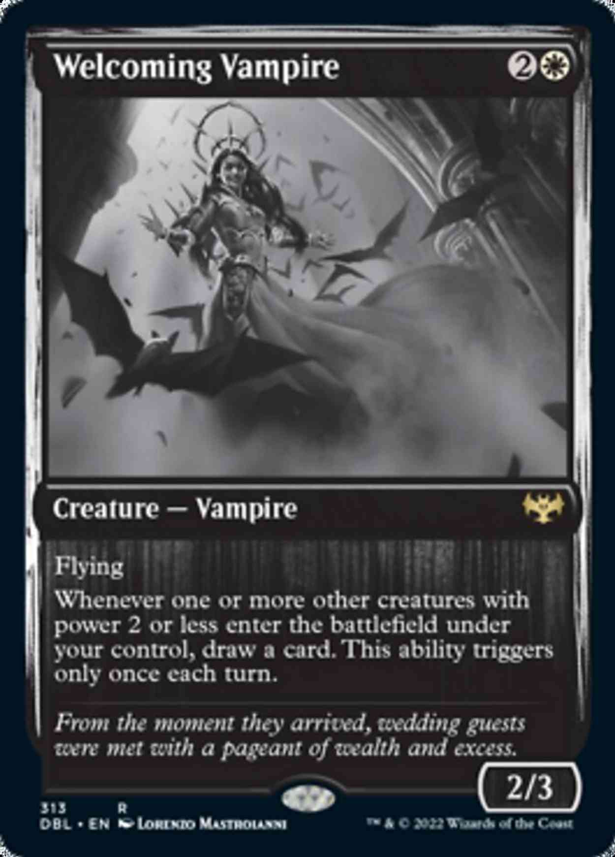 Welcoming Vampire magic card front
