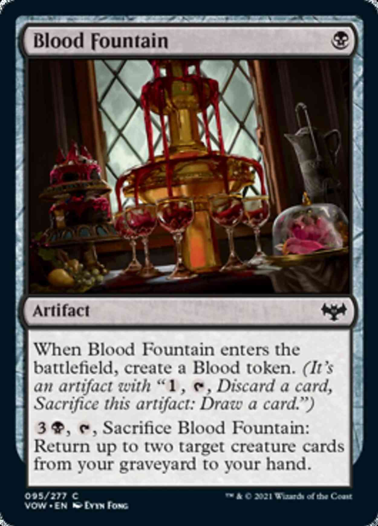Blood Fountain magic card front