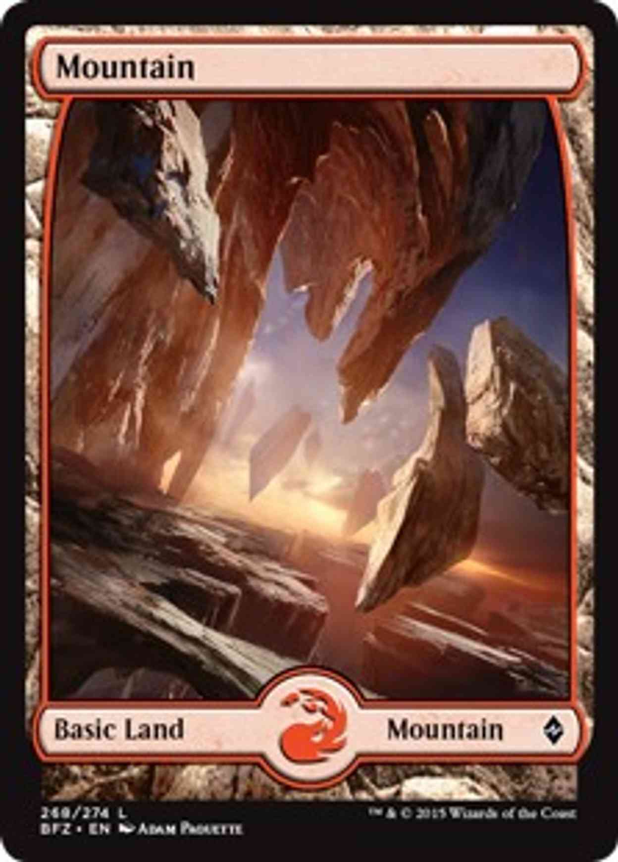 Mountain (268) - Full Art magic card front