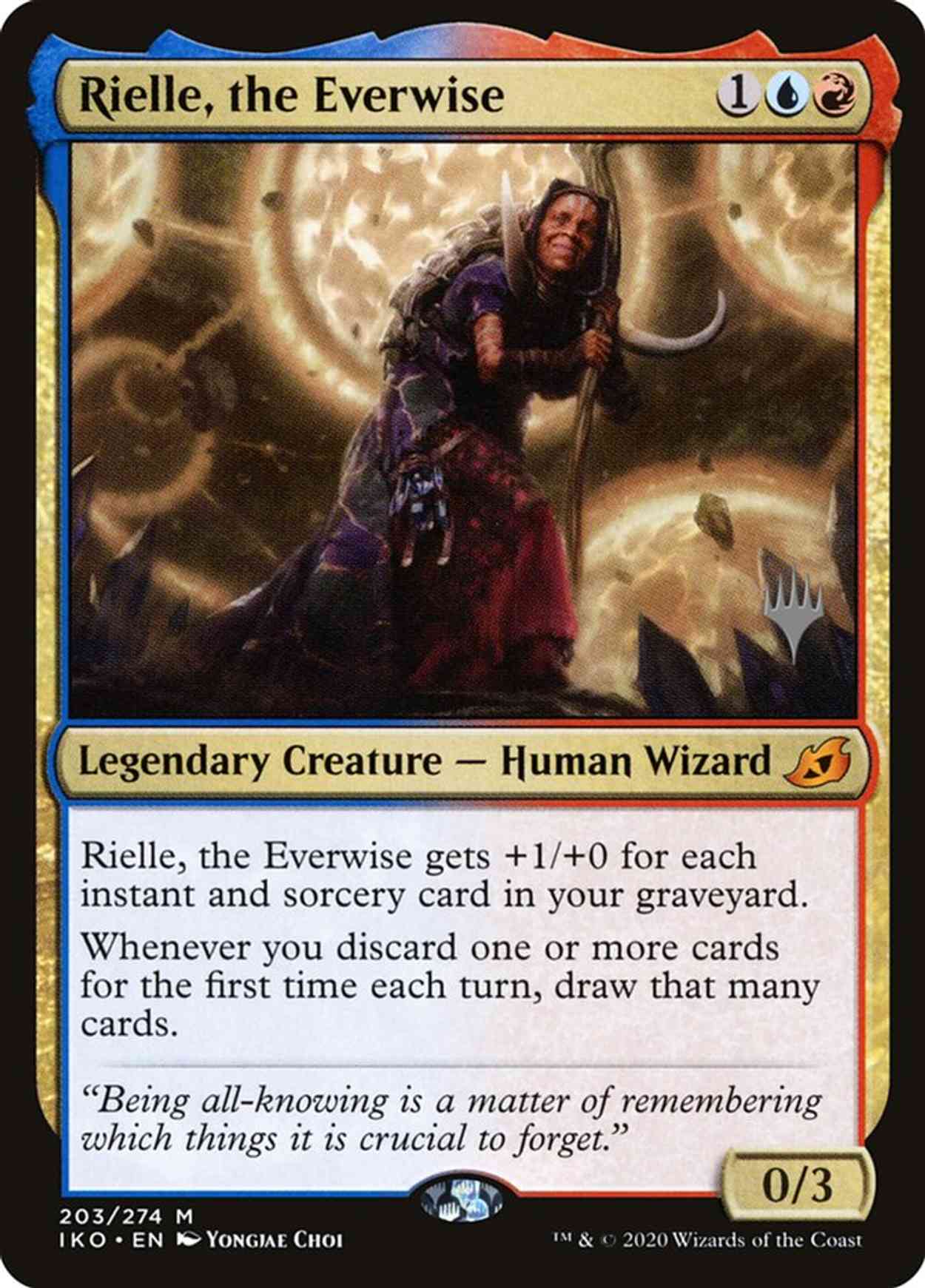 Rielle, the Everwise magic card front
