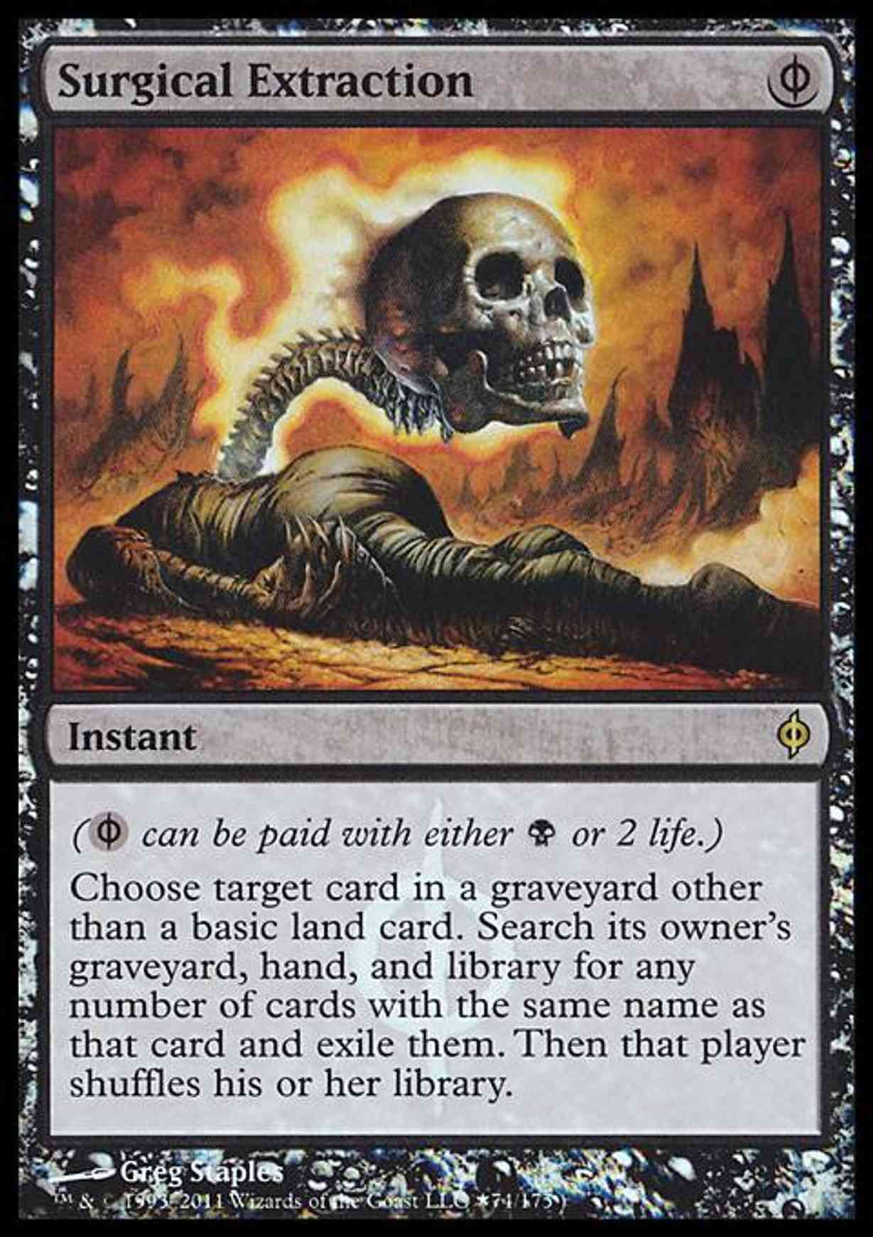 Surgical Extraction magic card front