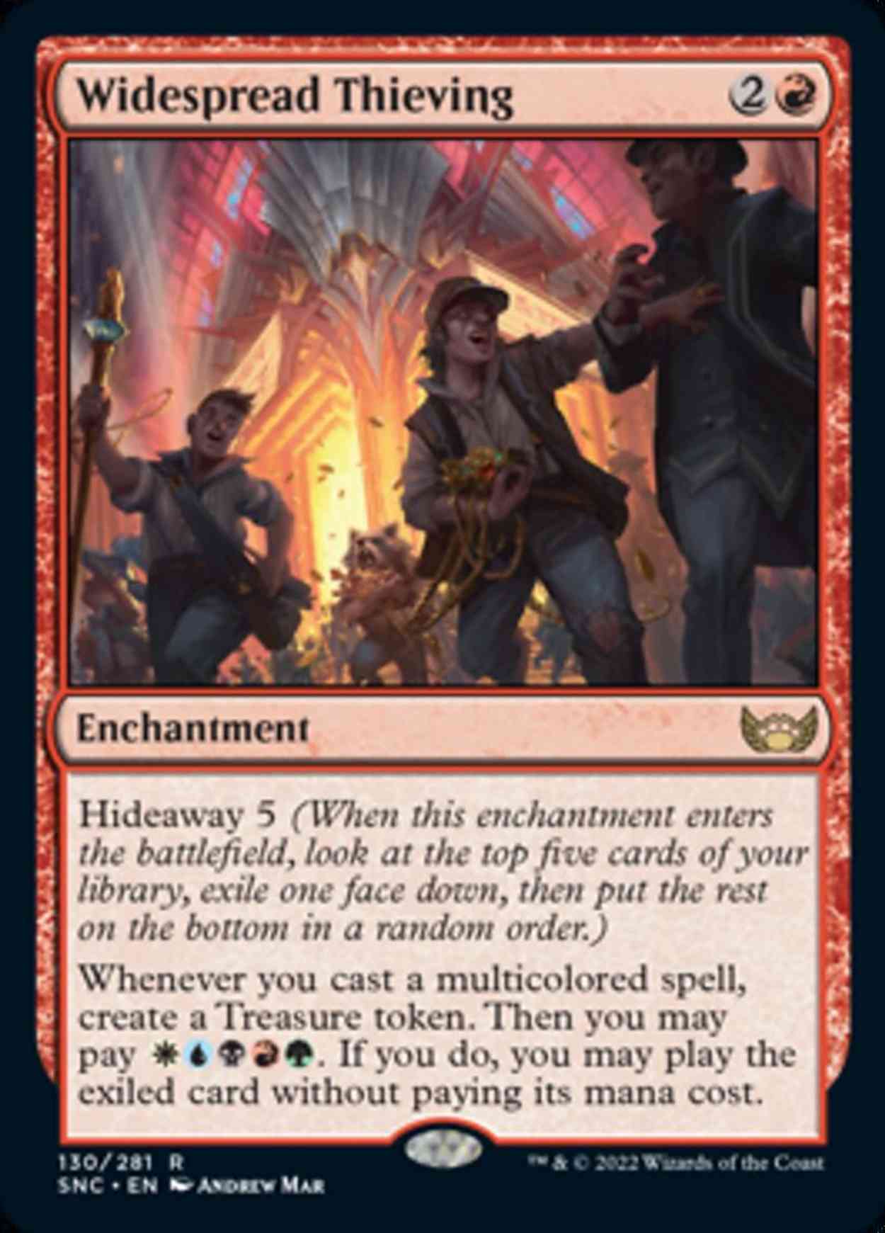 Widespread Thieving magic card front