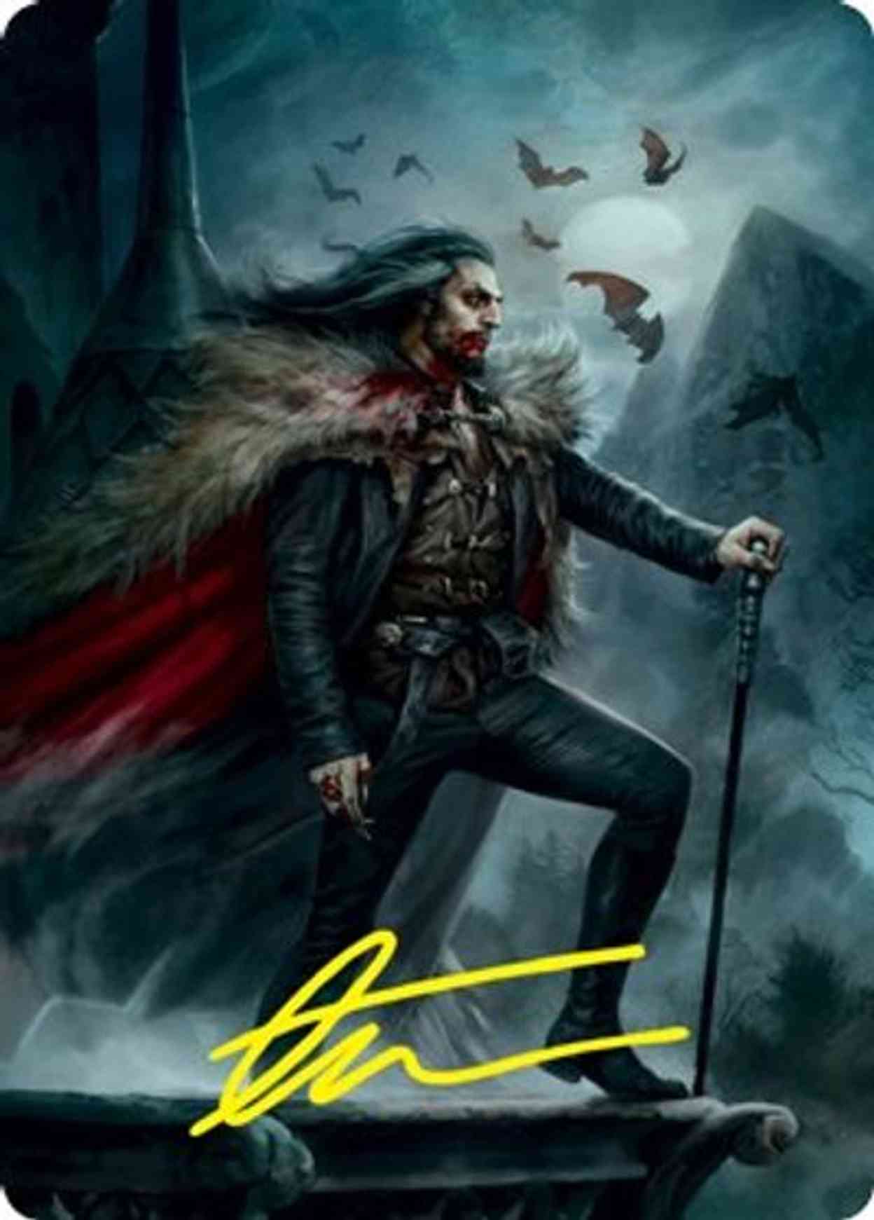Dracula, Blood Immortal Art Card (Gold-Stamped Signature) magic card front