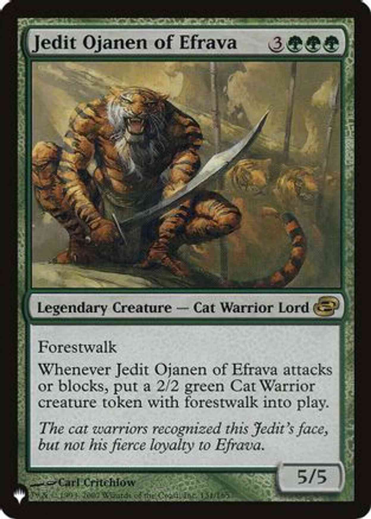 Jedit Ojanen of Efrava magic card front