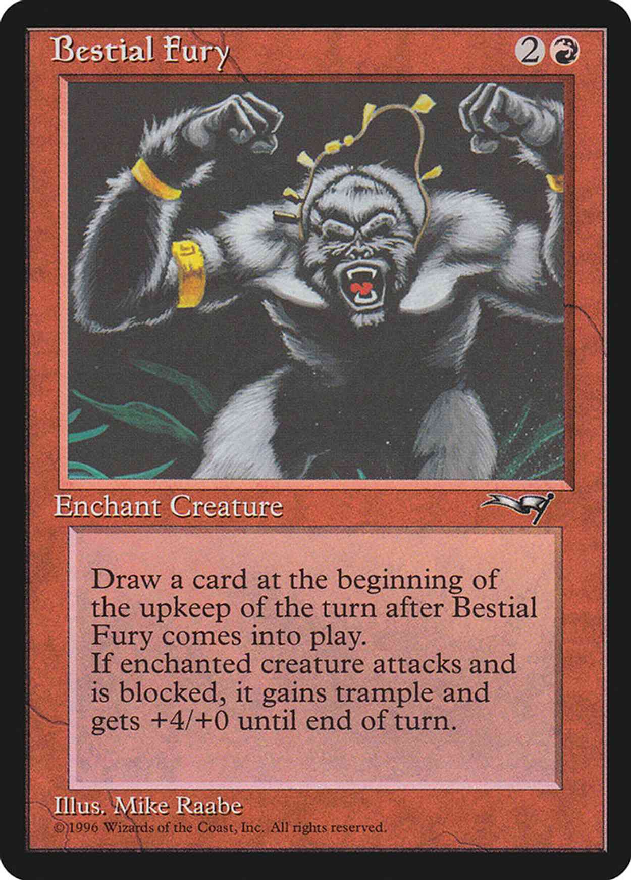 Bestial Fury magic card front