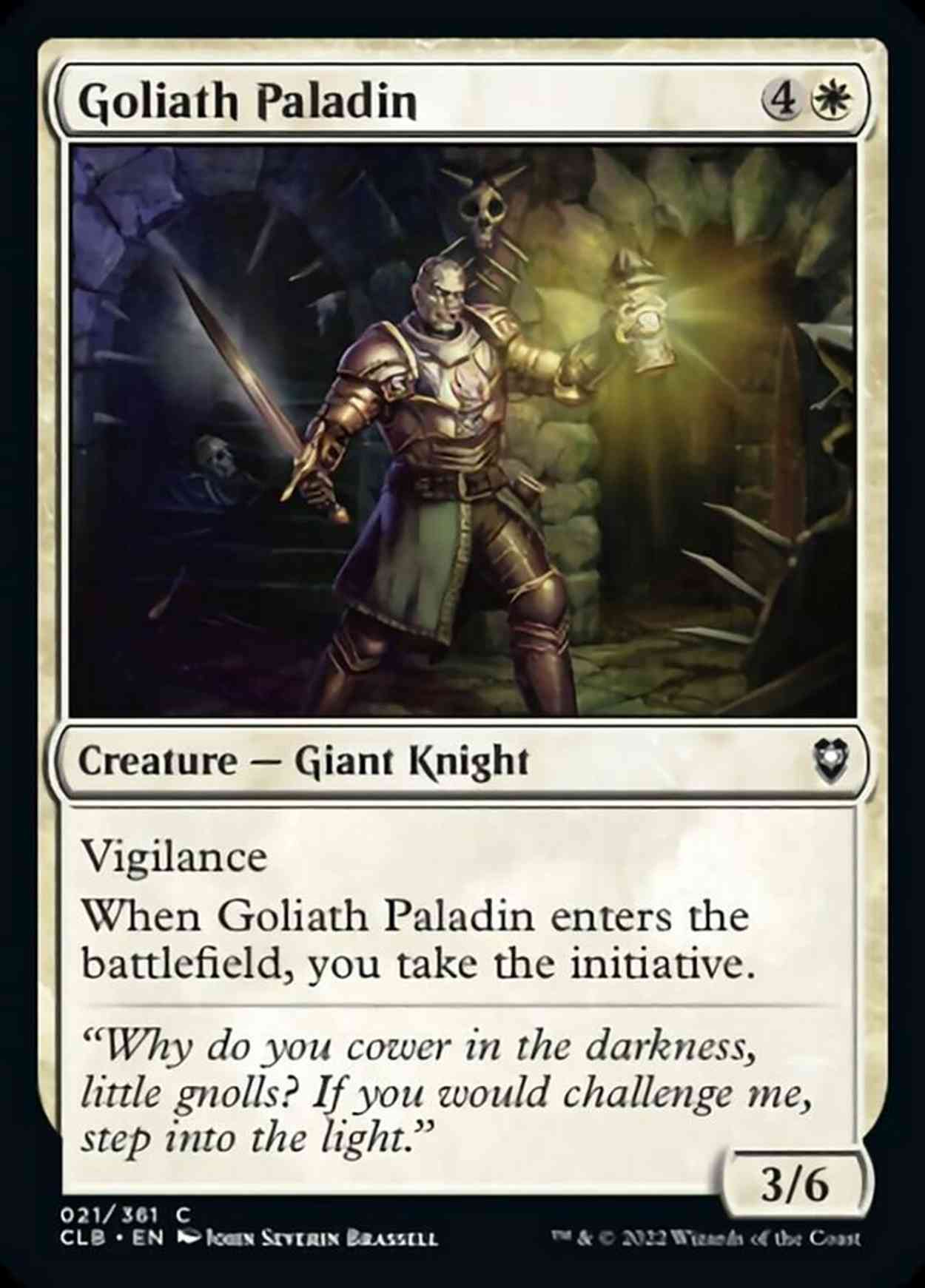 Goliath Paladin magic card front