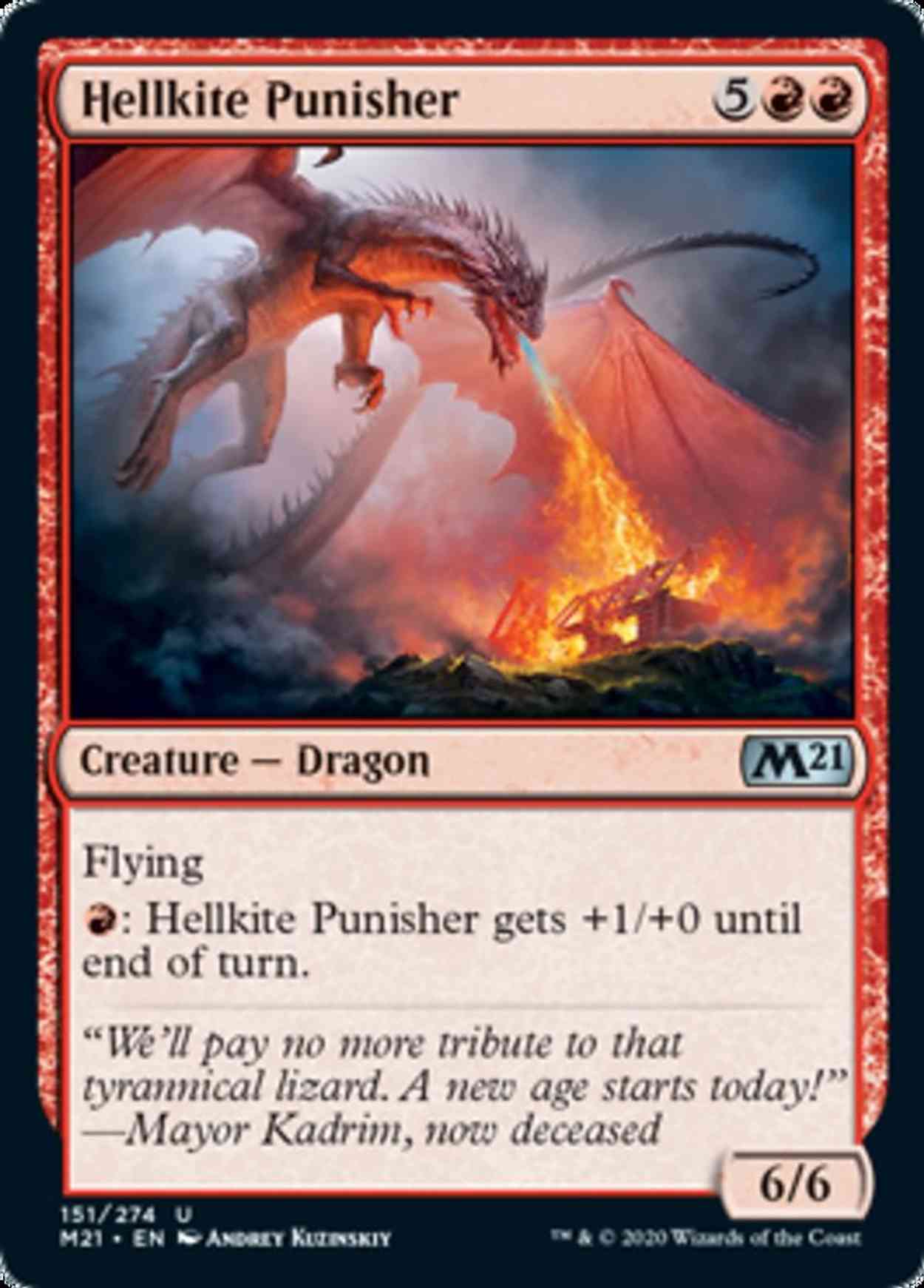 Hellkite Punisher magic card front