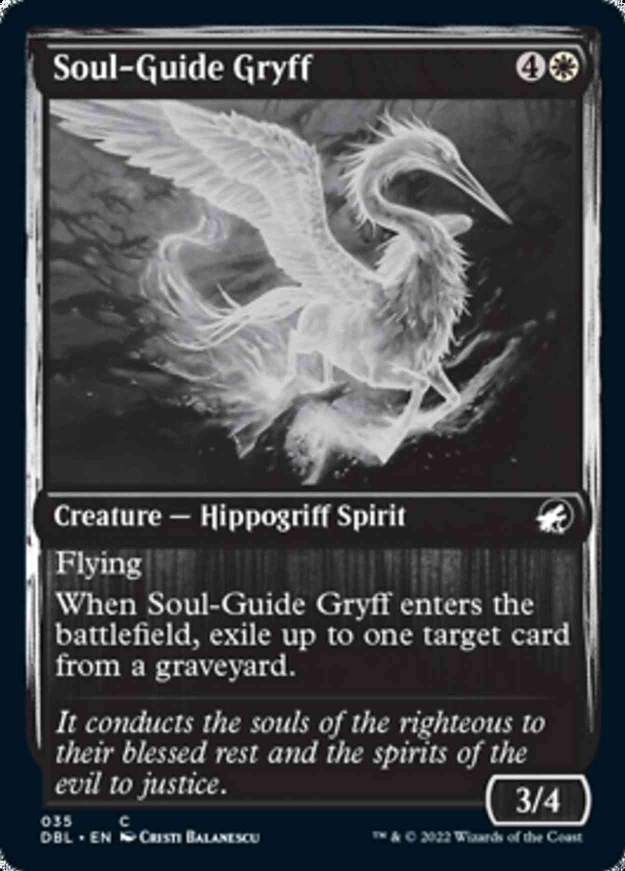 Soul-Guide Gryff magic card front