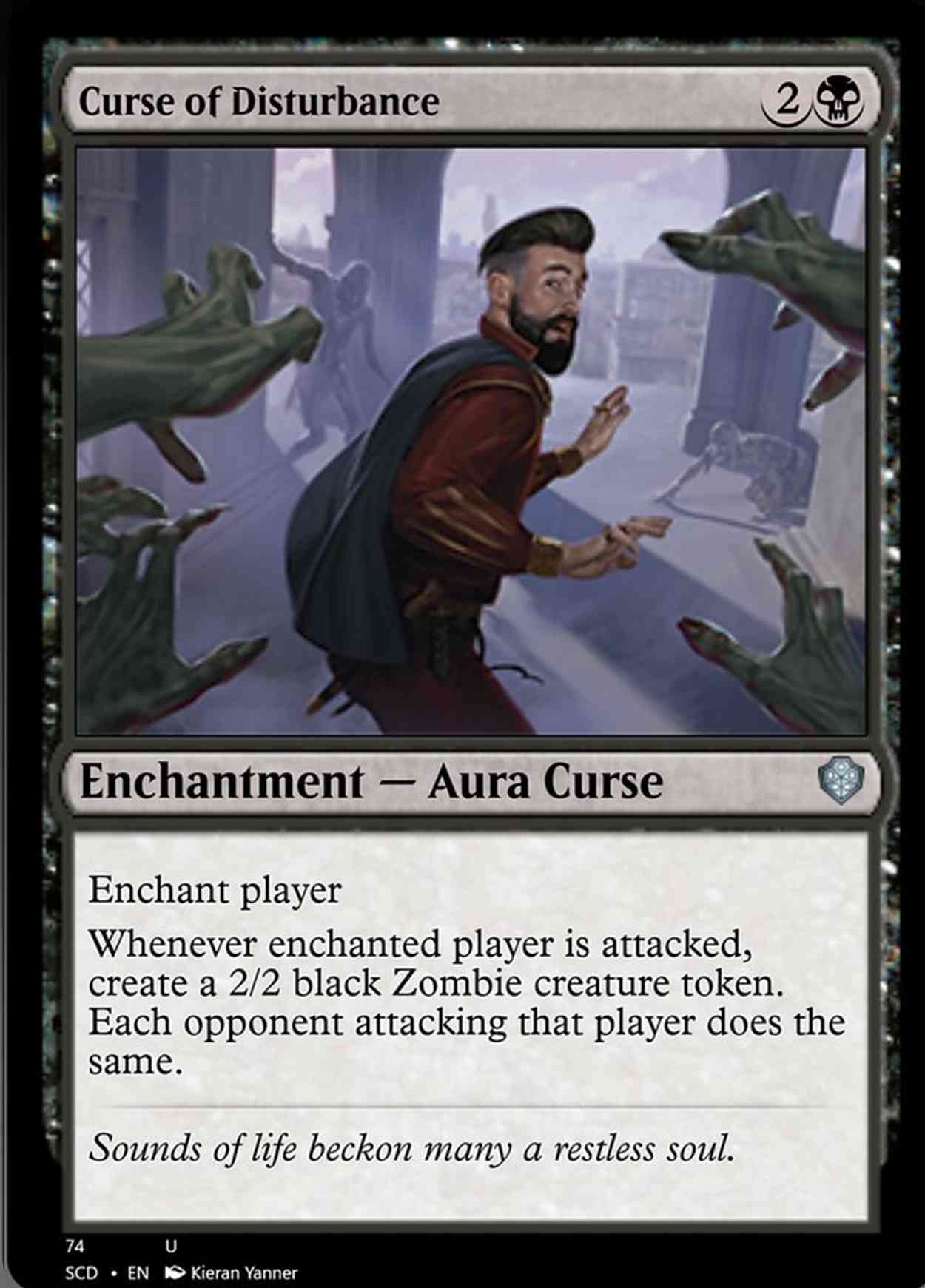 Curse of Disturbance magic card front