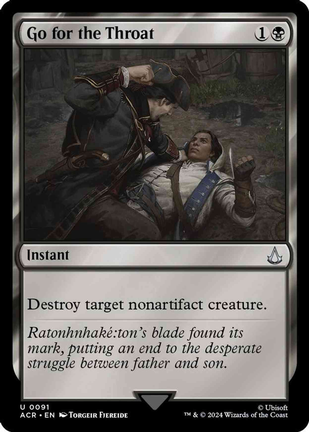 Go for the Throat magic card front