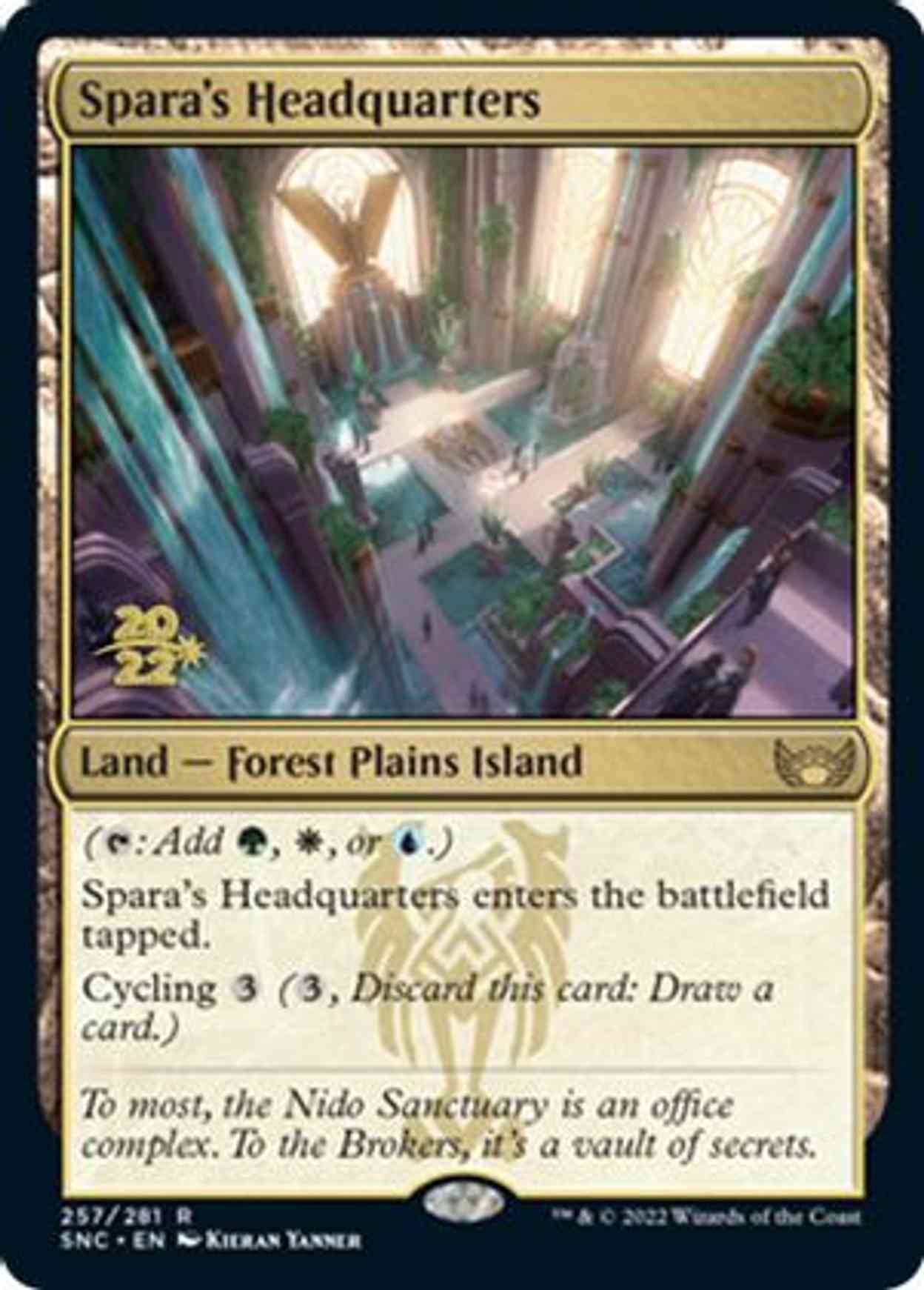 Spara's Headquarters magic card front