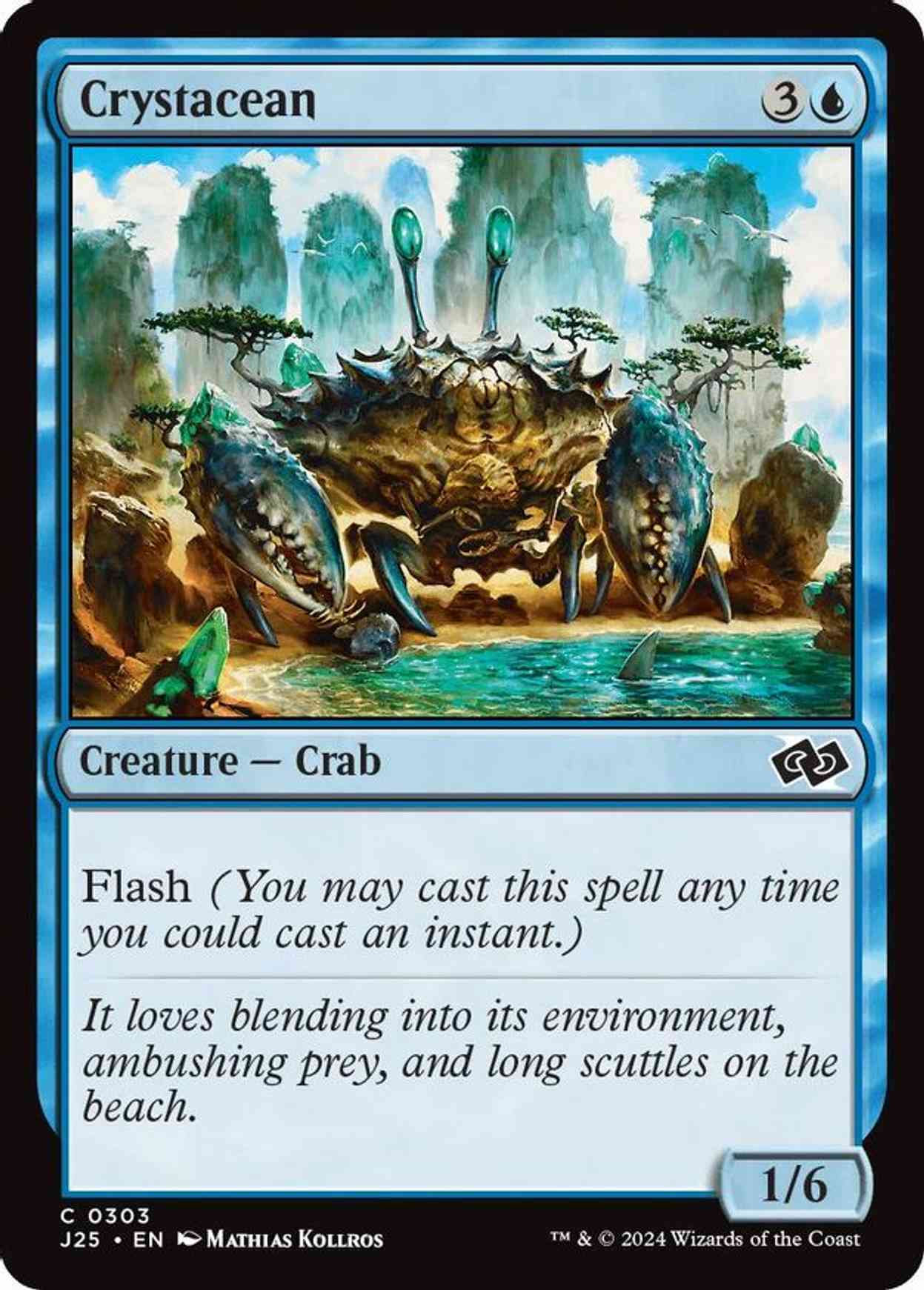 Crystacean magic card front