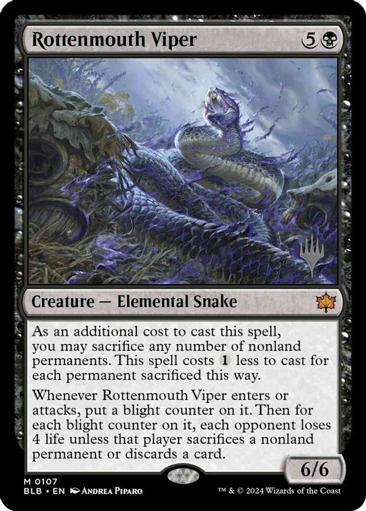 Rottenmouth Viper magic card front