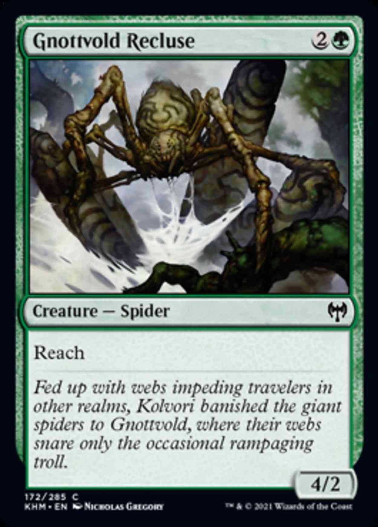 Gnottvold Recluse magic card front