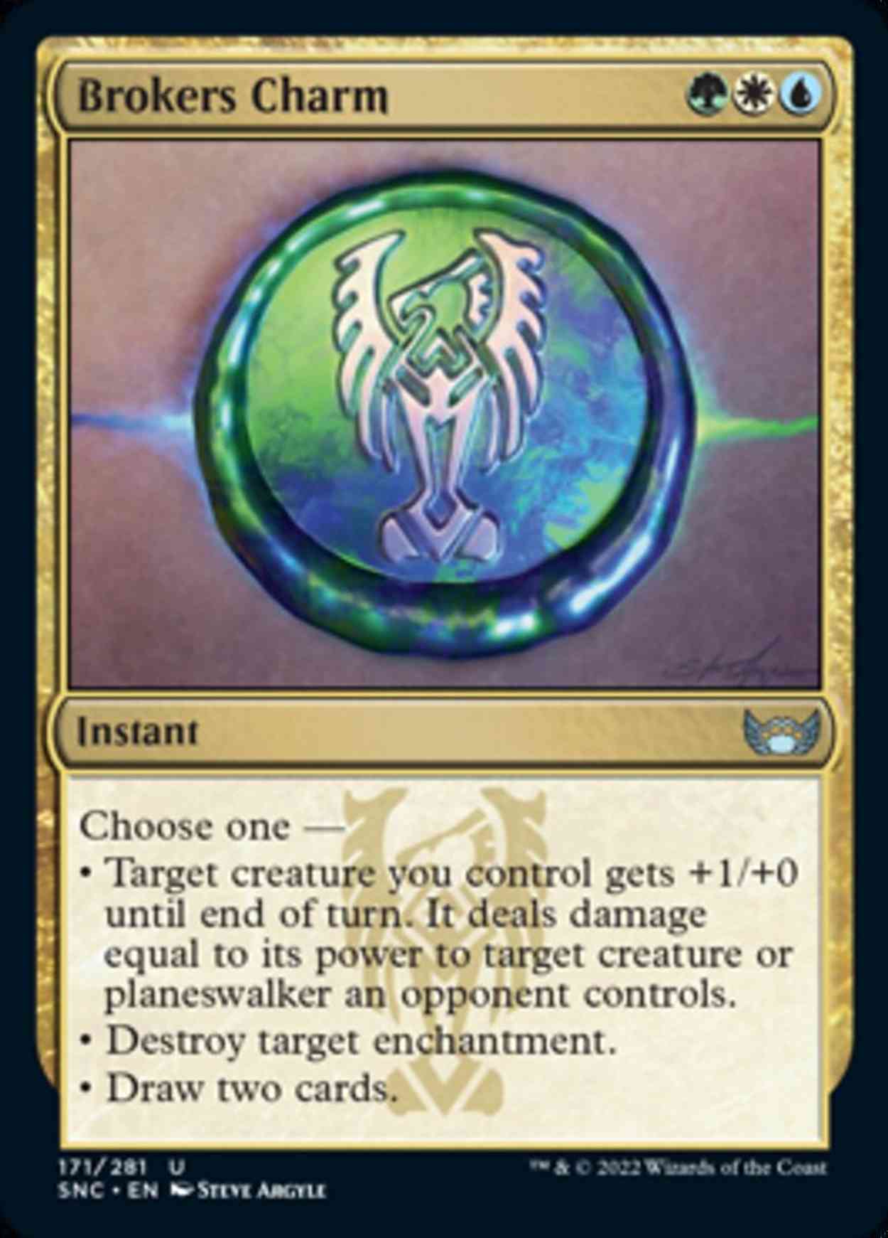 Brokers Charm magic card front