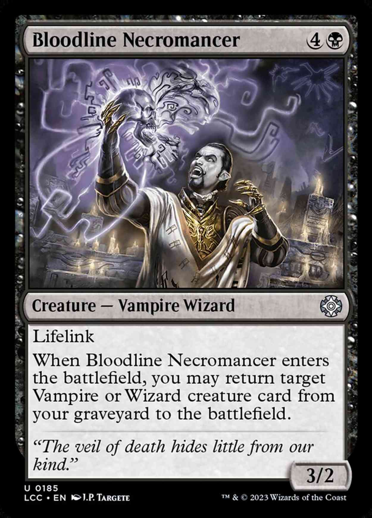 Bloodline Necromancer magic card front