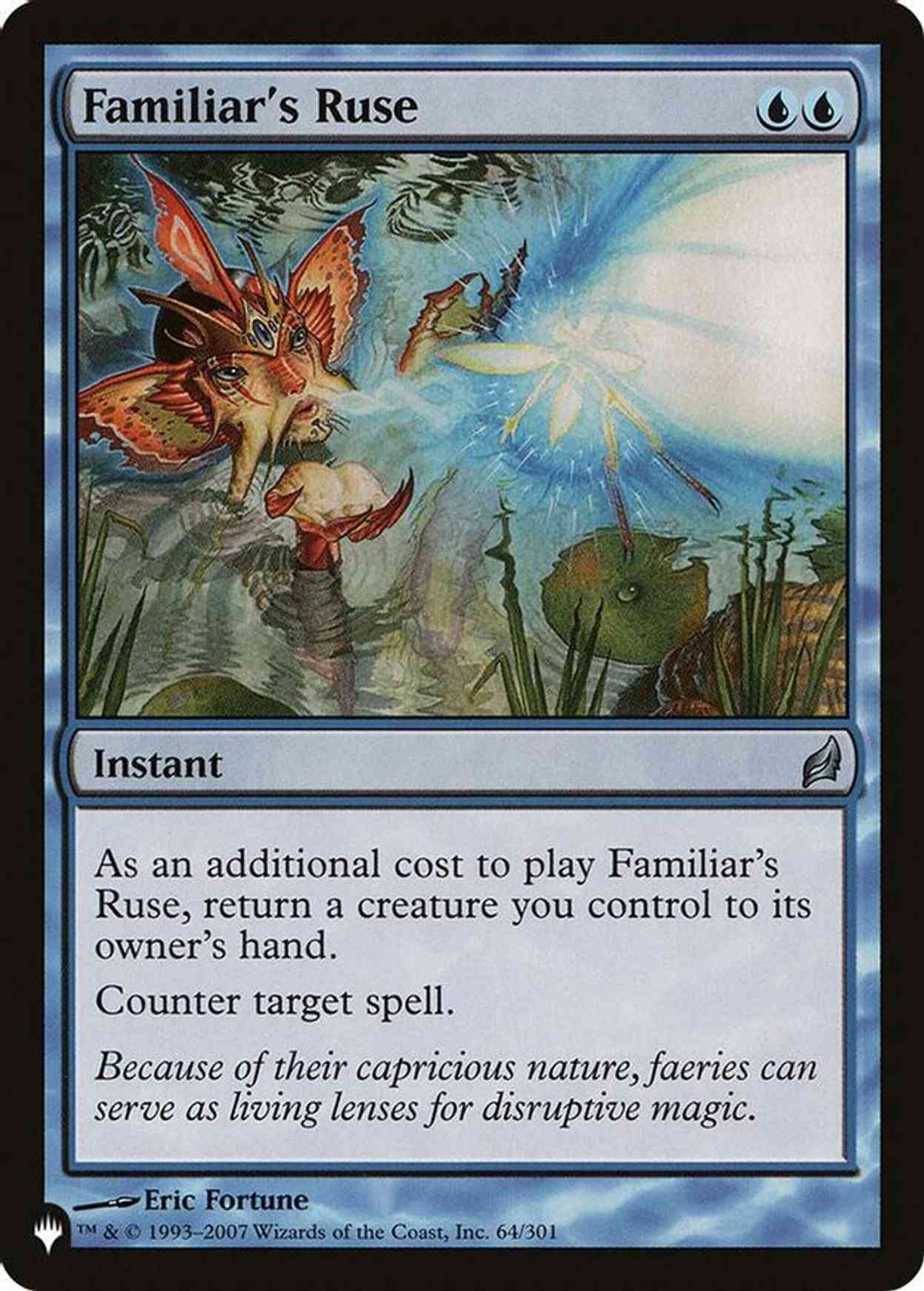 Familiar's Ruse magic card front