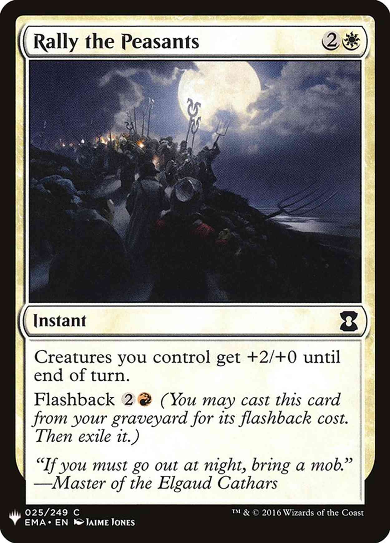 Rally the Peasants magic card front