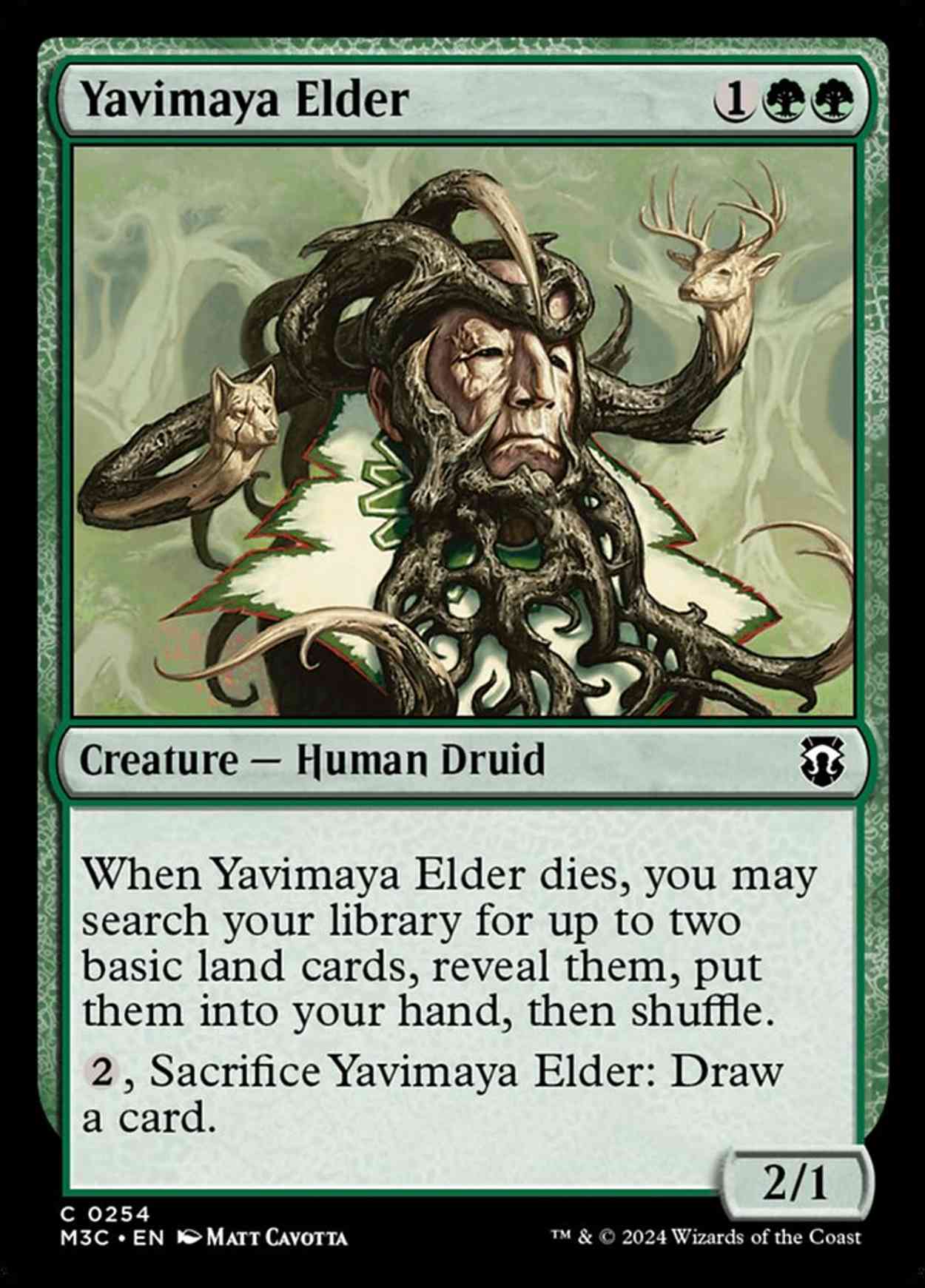 Yavimaya Elder magic card front