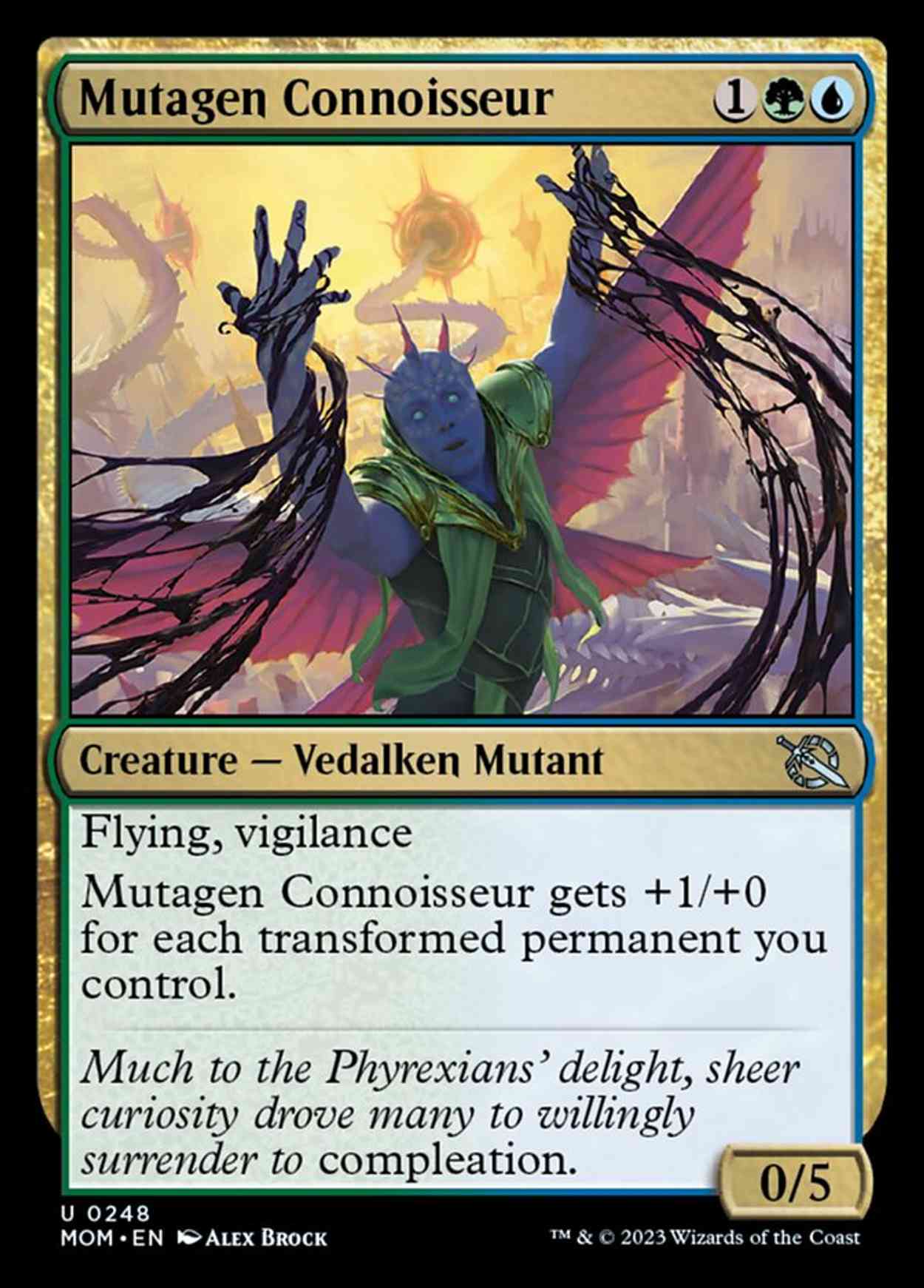 Mutagen Connoisseur magic card front