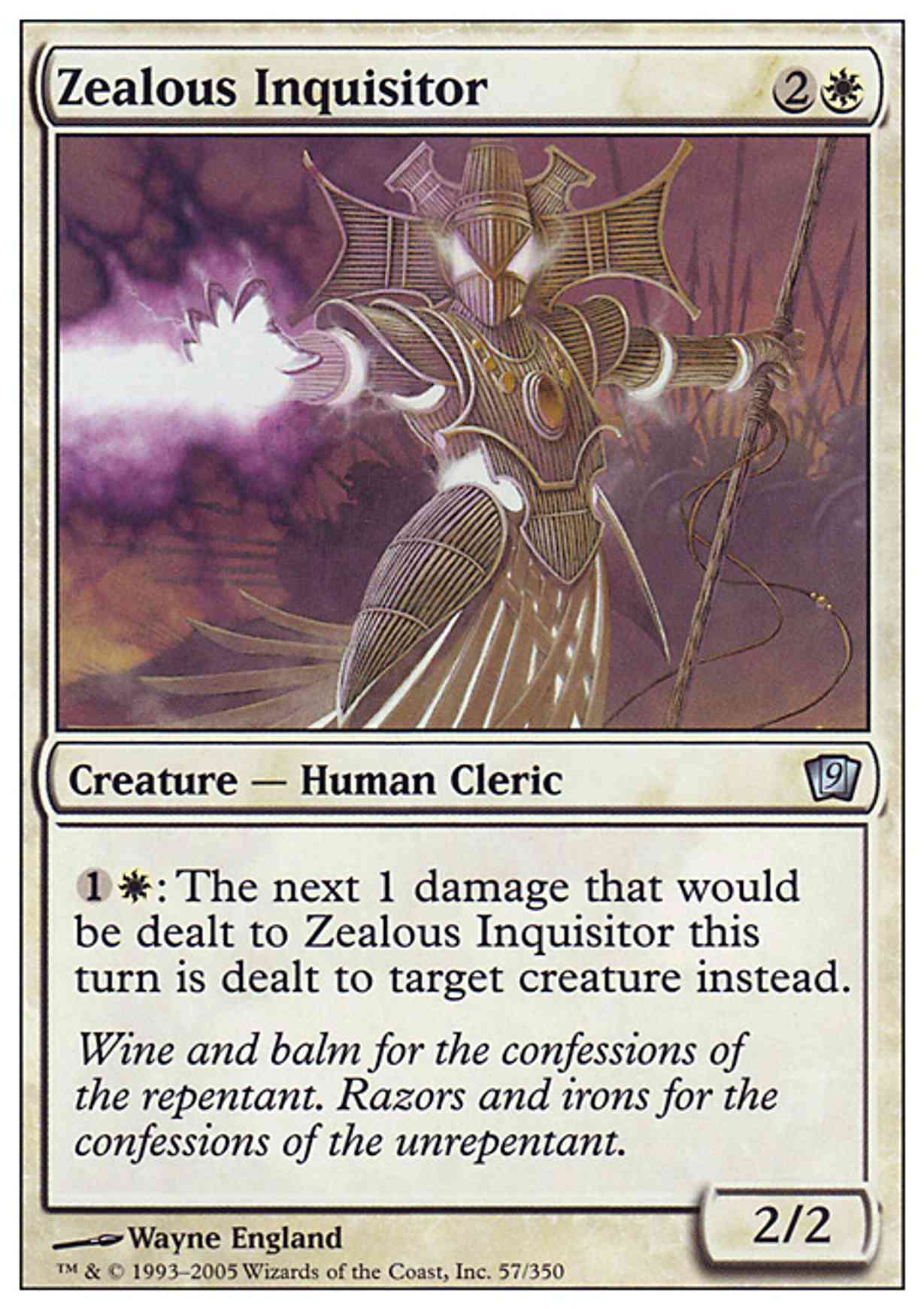 Zealous Inquisitor magic card front